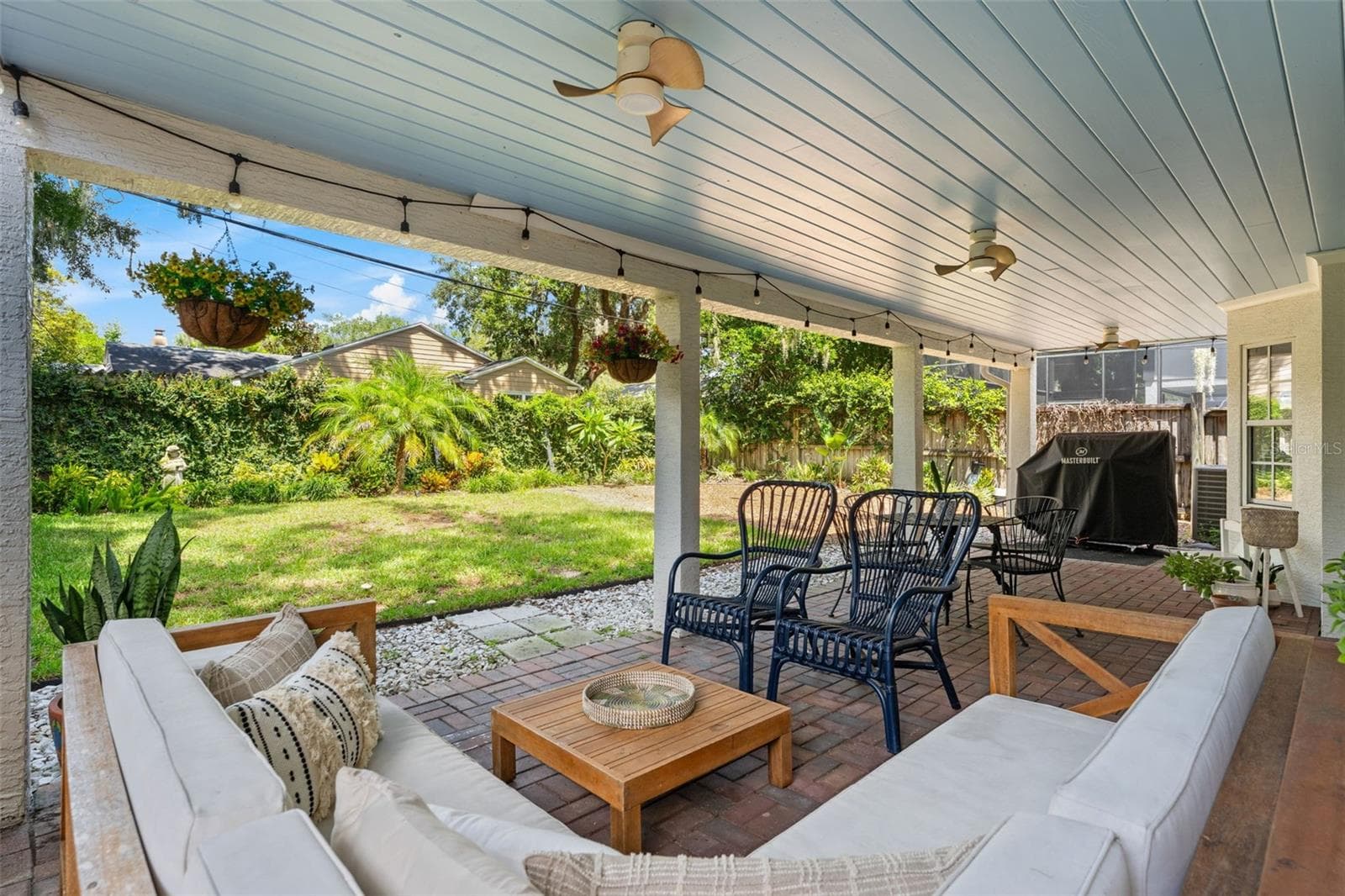 Large back yard with plenty of room for a 12x27 pool - 533 W YALE ST, ORLANDO