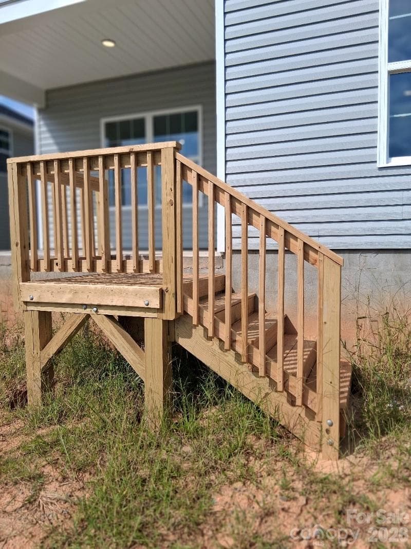 Back Steps - 721 Inwood Hill Drive, Gastonia