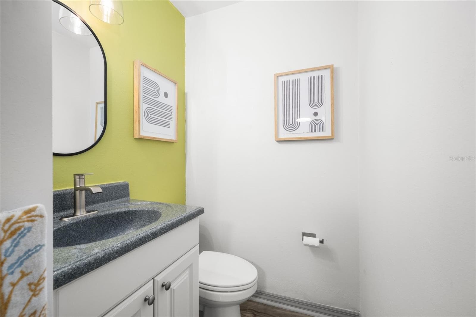 Half bath downstairs - 3745 NW 58TH PL, GAINESVILLE