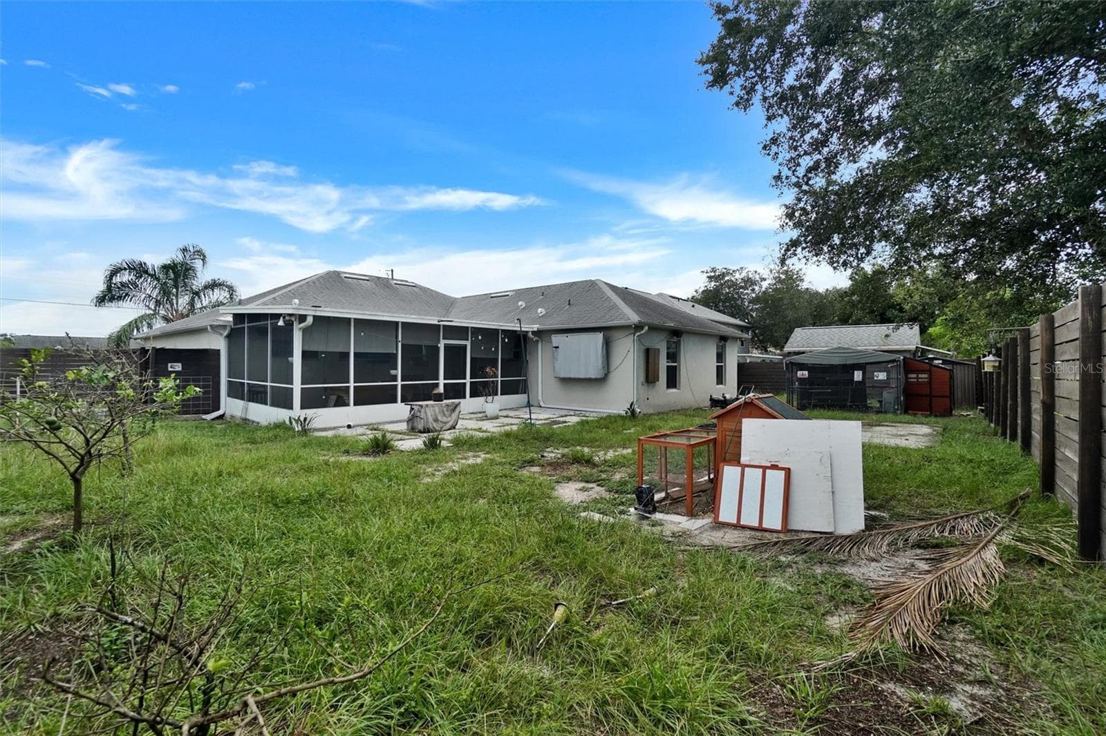 BACKYARD - 3046 BLAINE CIR, DELTONA
