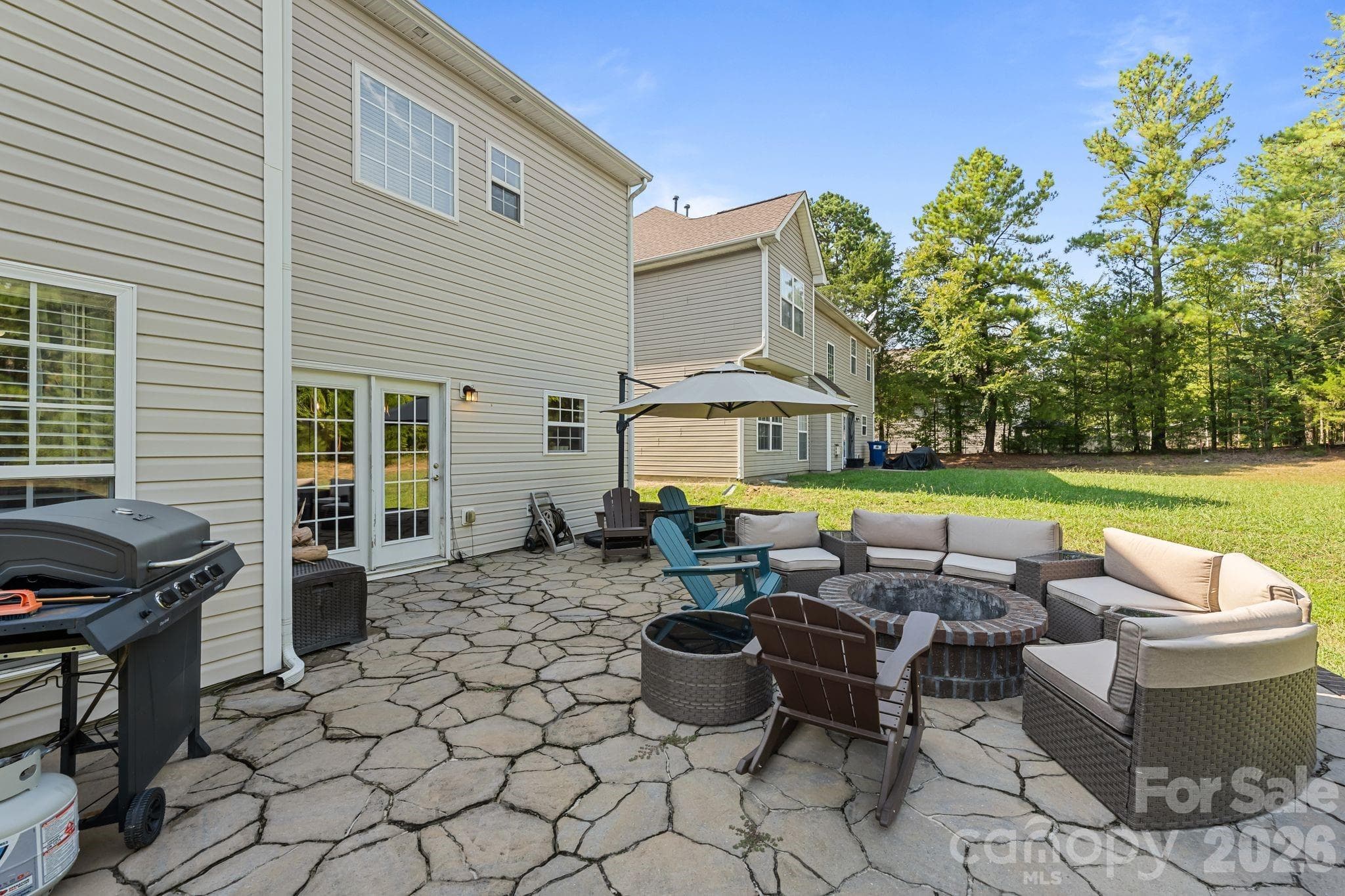 Back Patio - 13439 Porter Creek Road, Charlotte