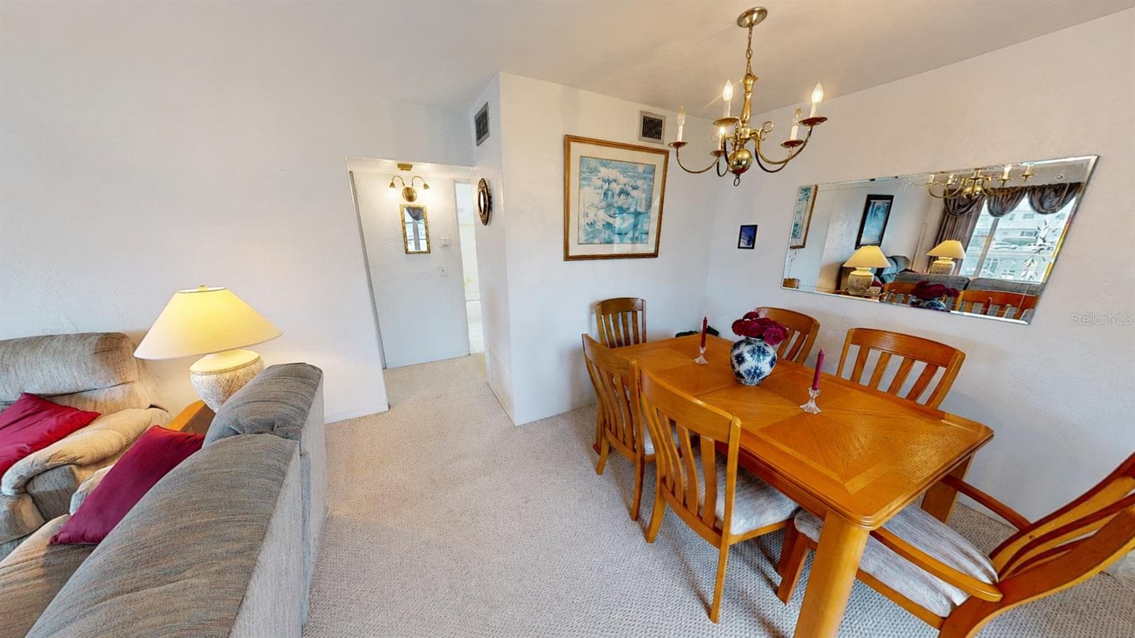 Dining Room/ Living Room - 2452 BRAZILIA DR #44, CLEARWATER