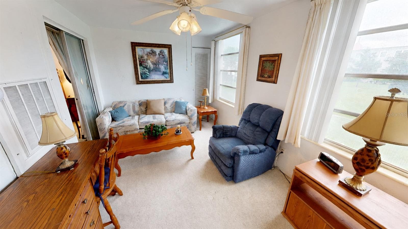 rear living room - 2452 BRAZILIA DR #44, CLEARWATER