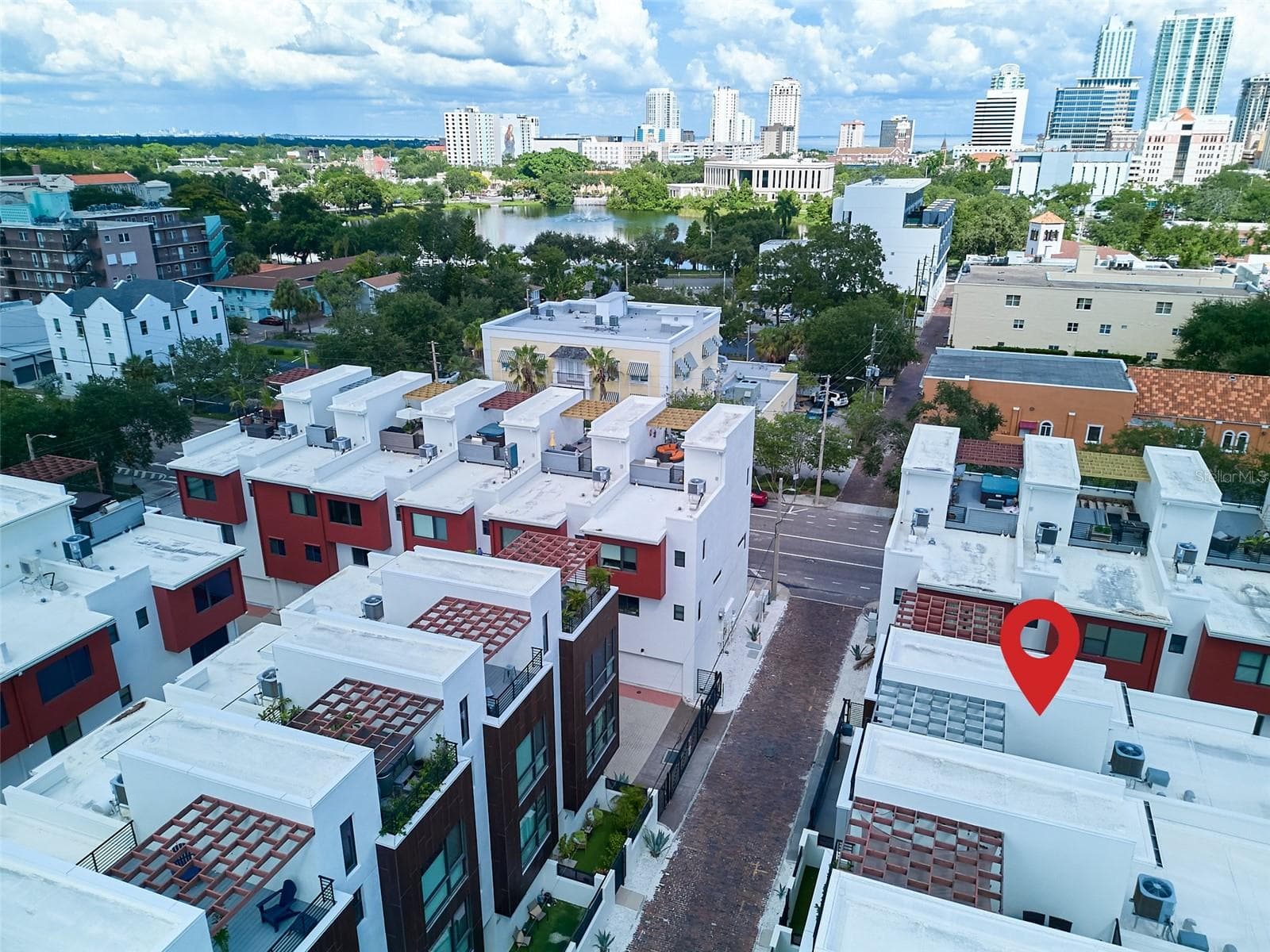 aerial view - 136 8TH ST N, ST PETERSBURG
