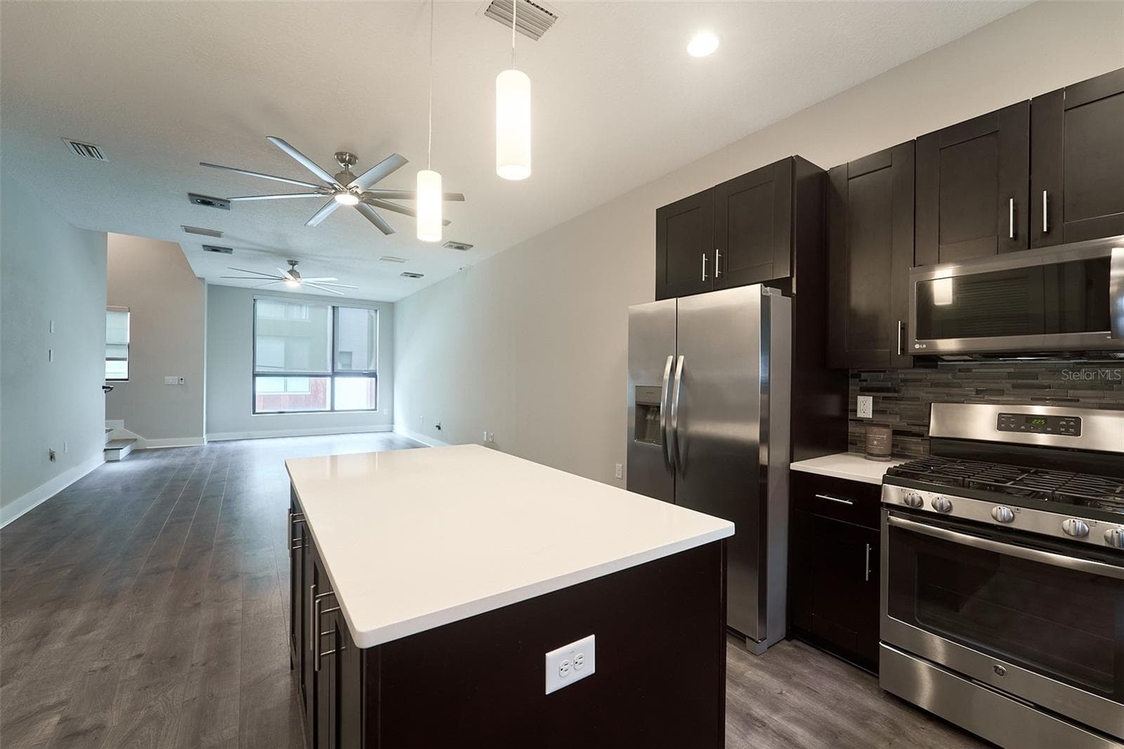 kitchen overlooking the greatroom - 136 8TH ST N, ST PETERSBURG