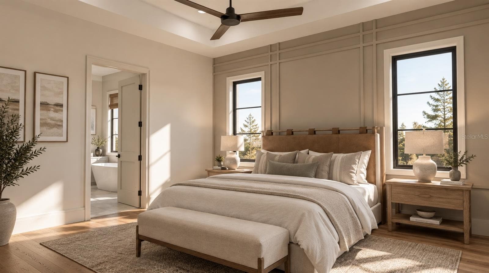 Howard Primary Bedroom rendering- for inspiration - 2119 HOWARD DR, WINTER PARK