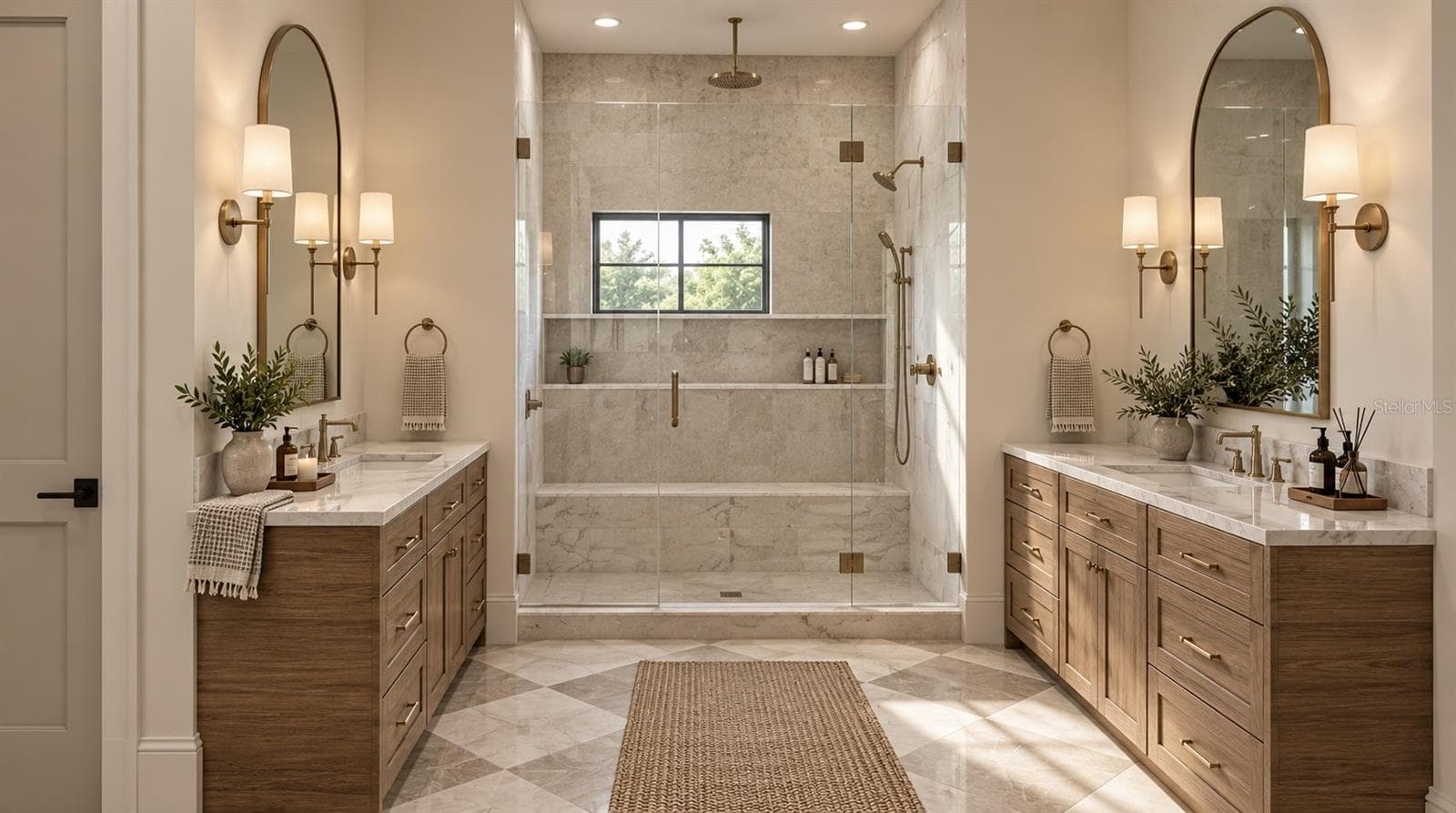 Howard Primary Shower angle rendering- for inspiration - 2119 HOWARD DR, WINTER PARK