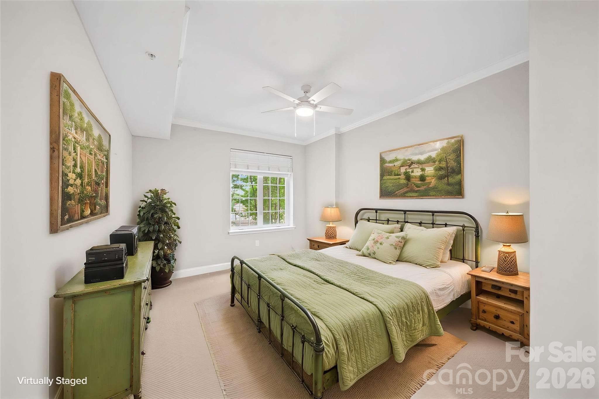 VIRTUALLY STAGED BEDROOM 2 - 300 W 5th Street, Charlotte