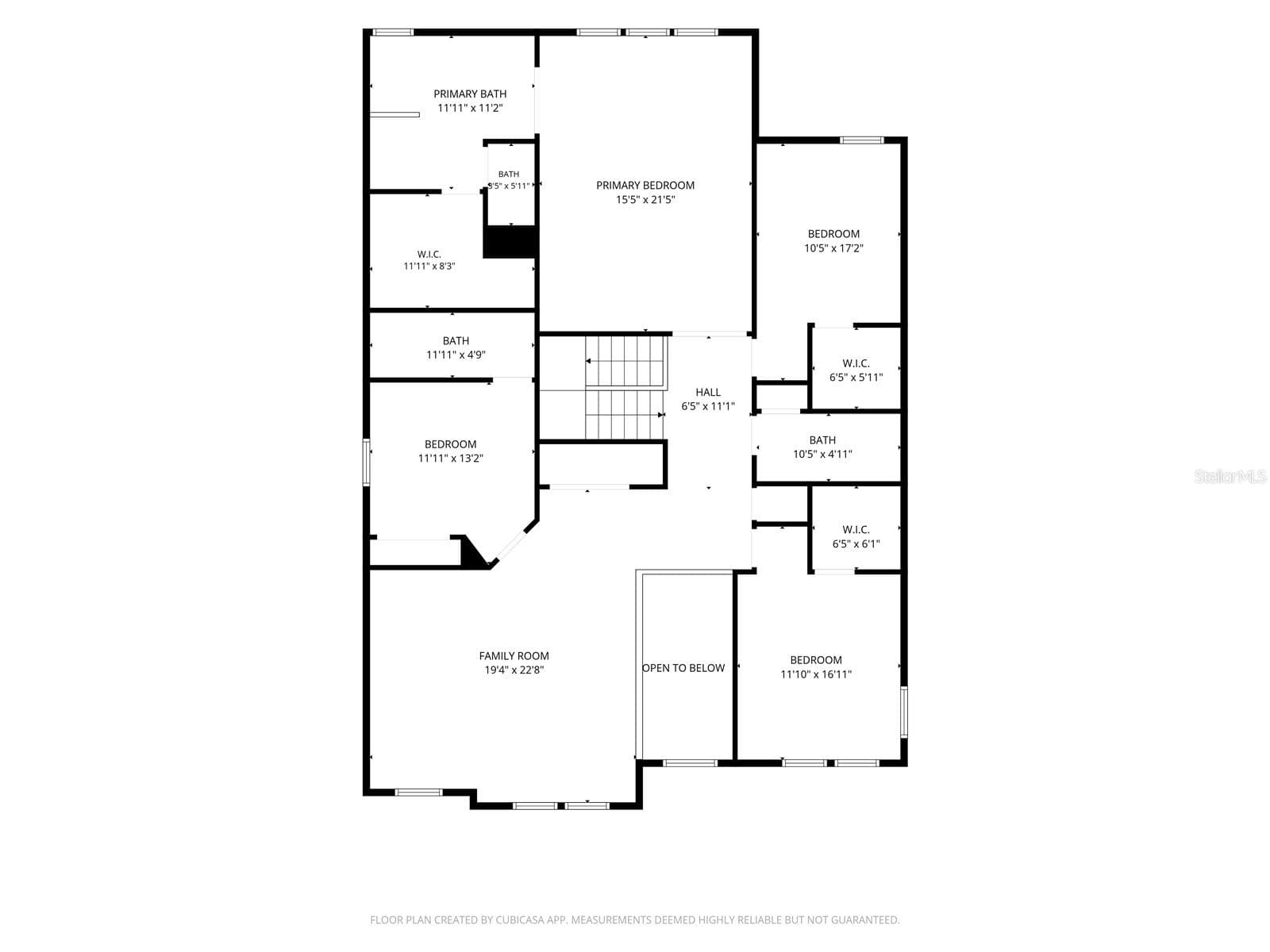 Second Level Layout - 10702 PLEASANT KNOLL DR, TAMPA