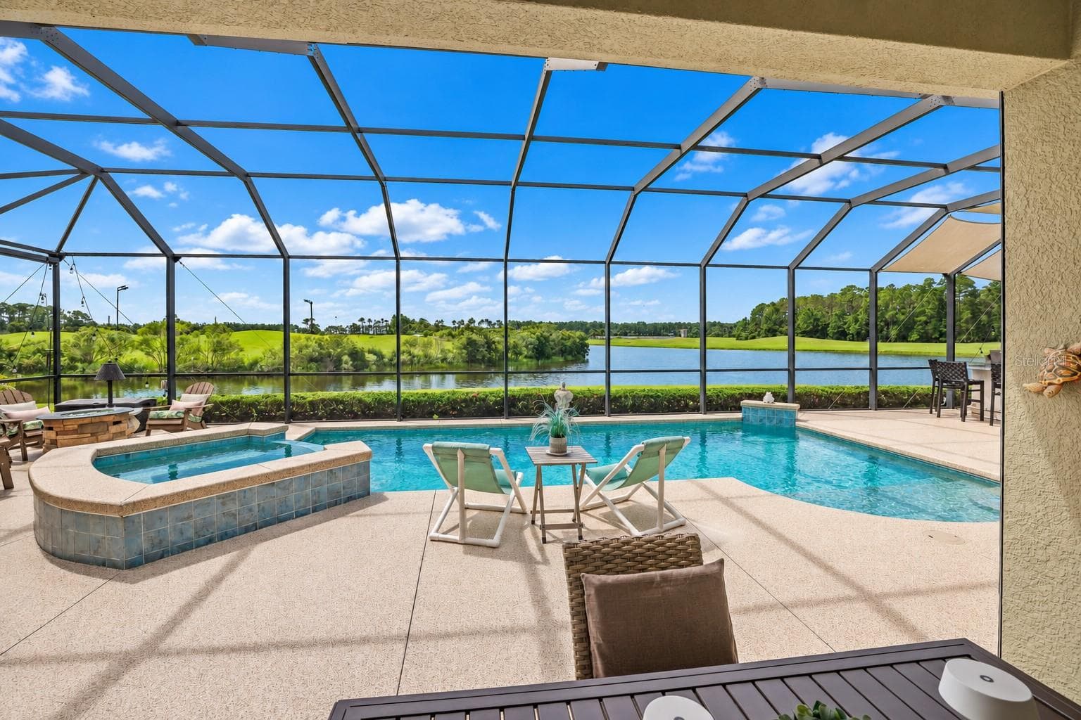 Jacuzzi over sized pool - 110 PORTOFINO BLVD, NEW SMYRNA BEACH