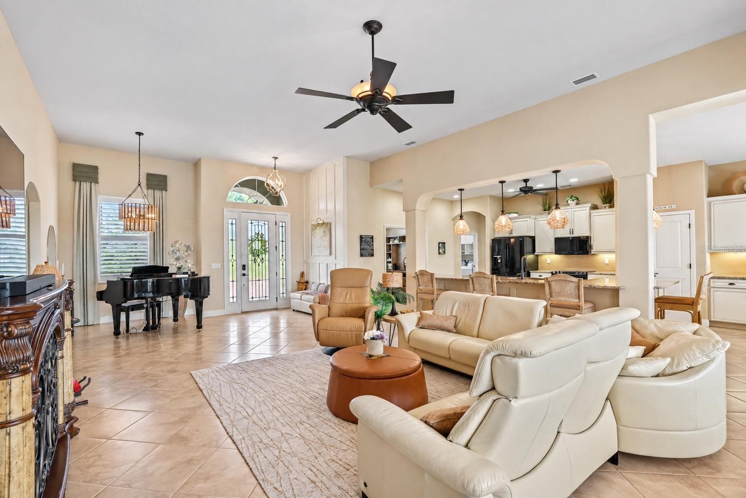 Living room - 110 PORTOFINO BLVD, NEW SMYRNA BEACH