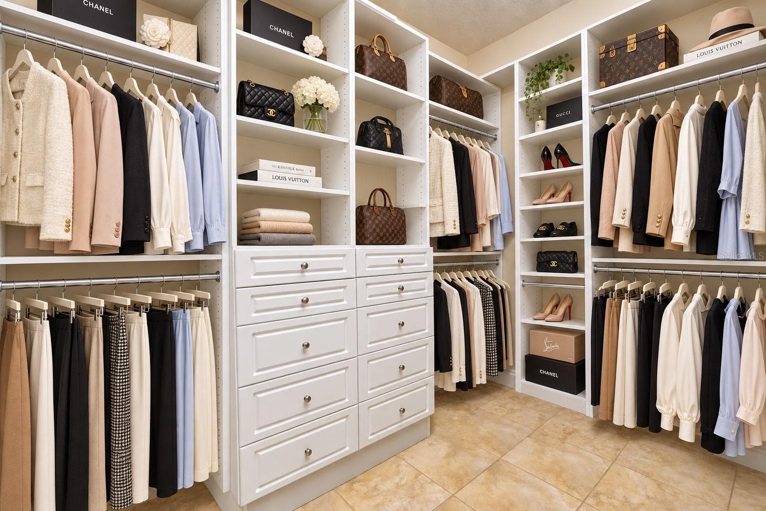 Primary closet AI - 110 PORTOFINO BLVD, NEW SMYRNA BEACH