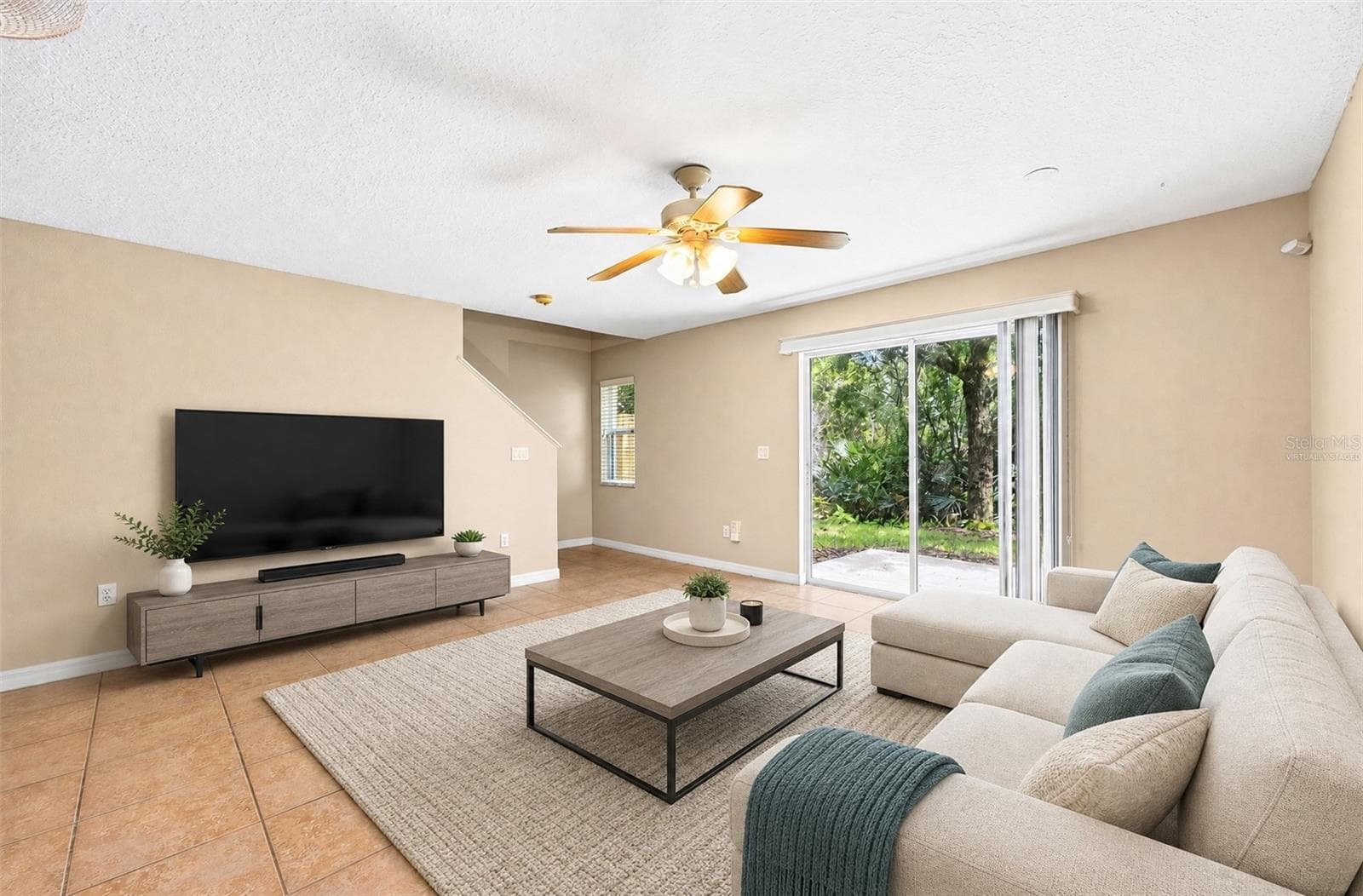 Living Area. Virtually Staged. - 4559 LACEBARK TRL, OVIEDO