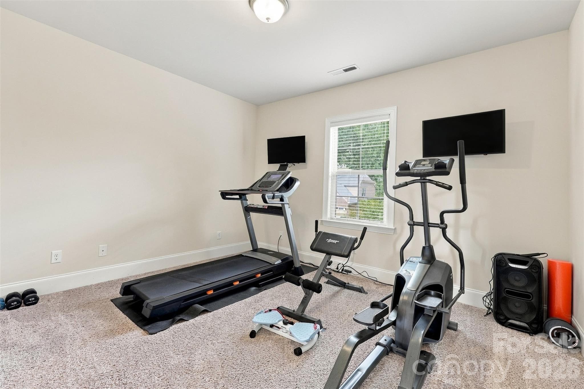bedroom on 2nd floor currently being used as a gym, ensuite jack and jill bath - 131 Reserve Lane, Indian Land