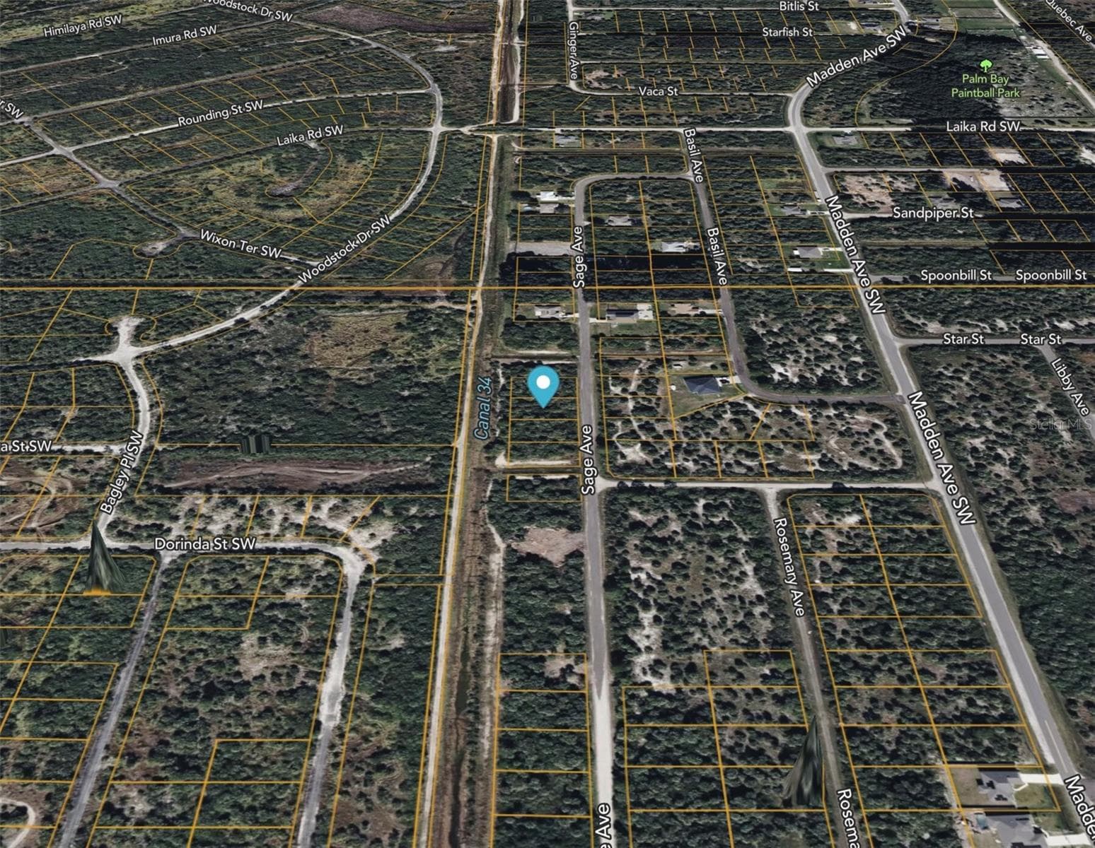 Land at 2922 SAGE AVE SW, PALM BAY, photo 2 of 3