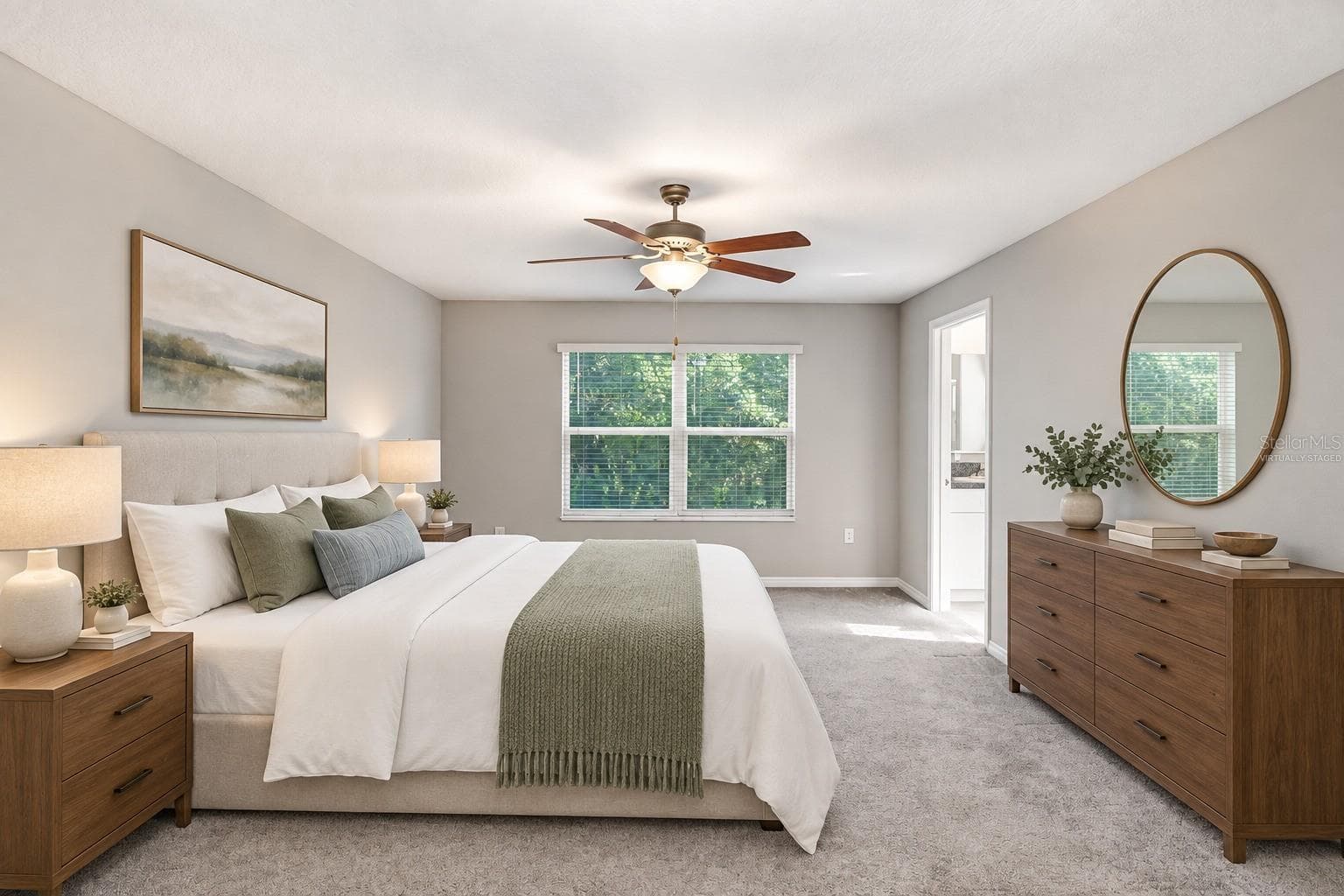 Virtually Staged Spacious Primary Suite - 9536 PEMBROOKE PINES DR, SUN CITY CENTER