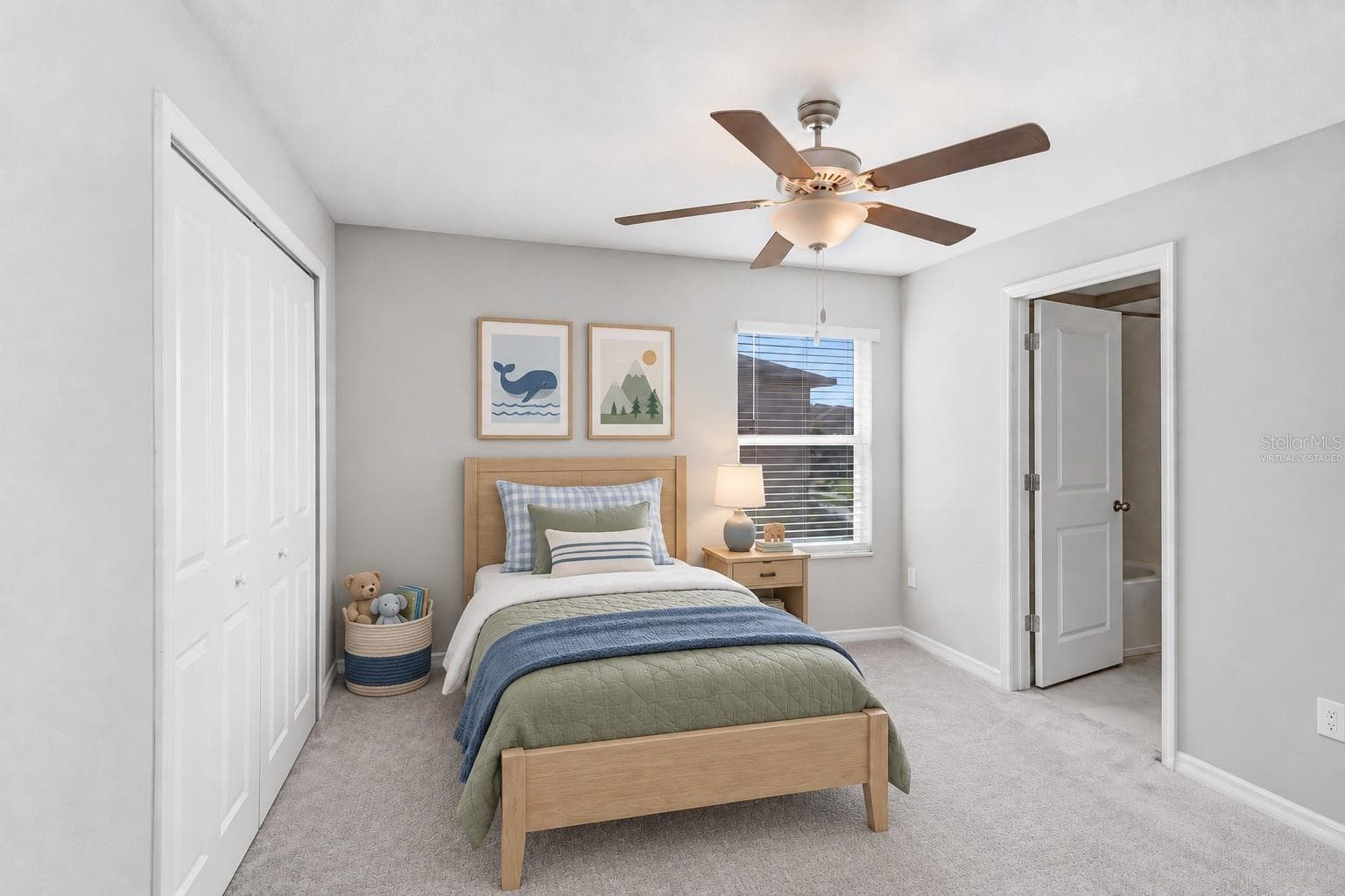 Virtually Staged Bedroom 3 - 9536 PEMBROOKE PINES DR, SUN CITY CENTER