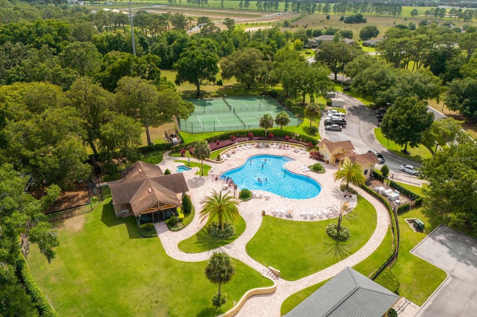 Tennis courts, basketball court, clubhouse and pool - 34126 FORTUNADO ST, SORRENTO