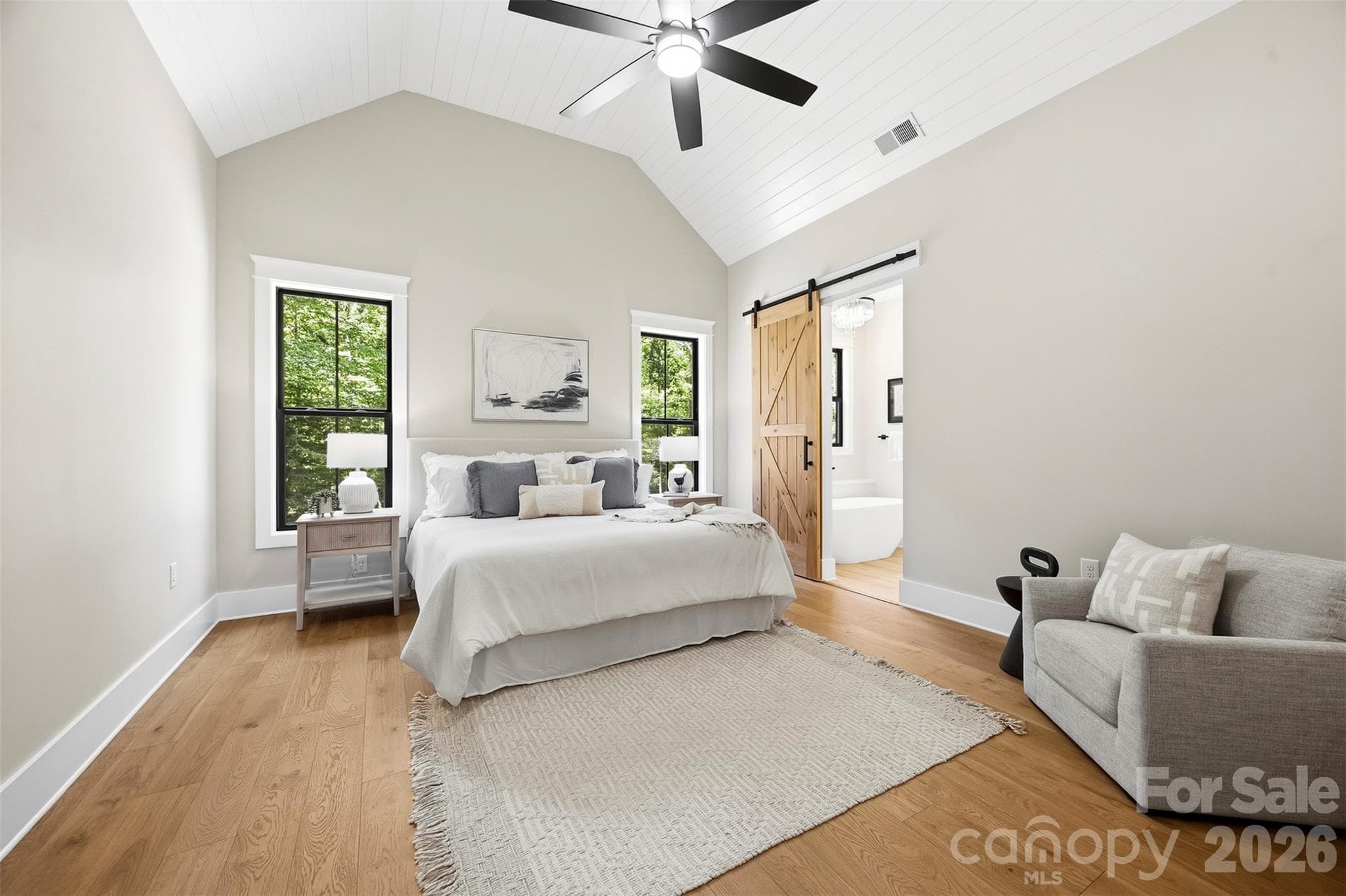 First floor primary bedroom. - 3515 Capricorn Road, Lancaster