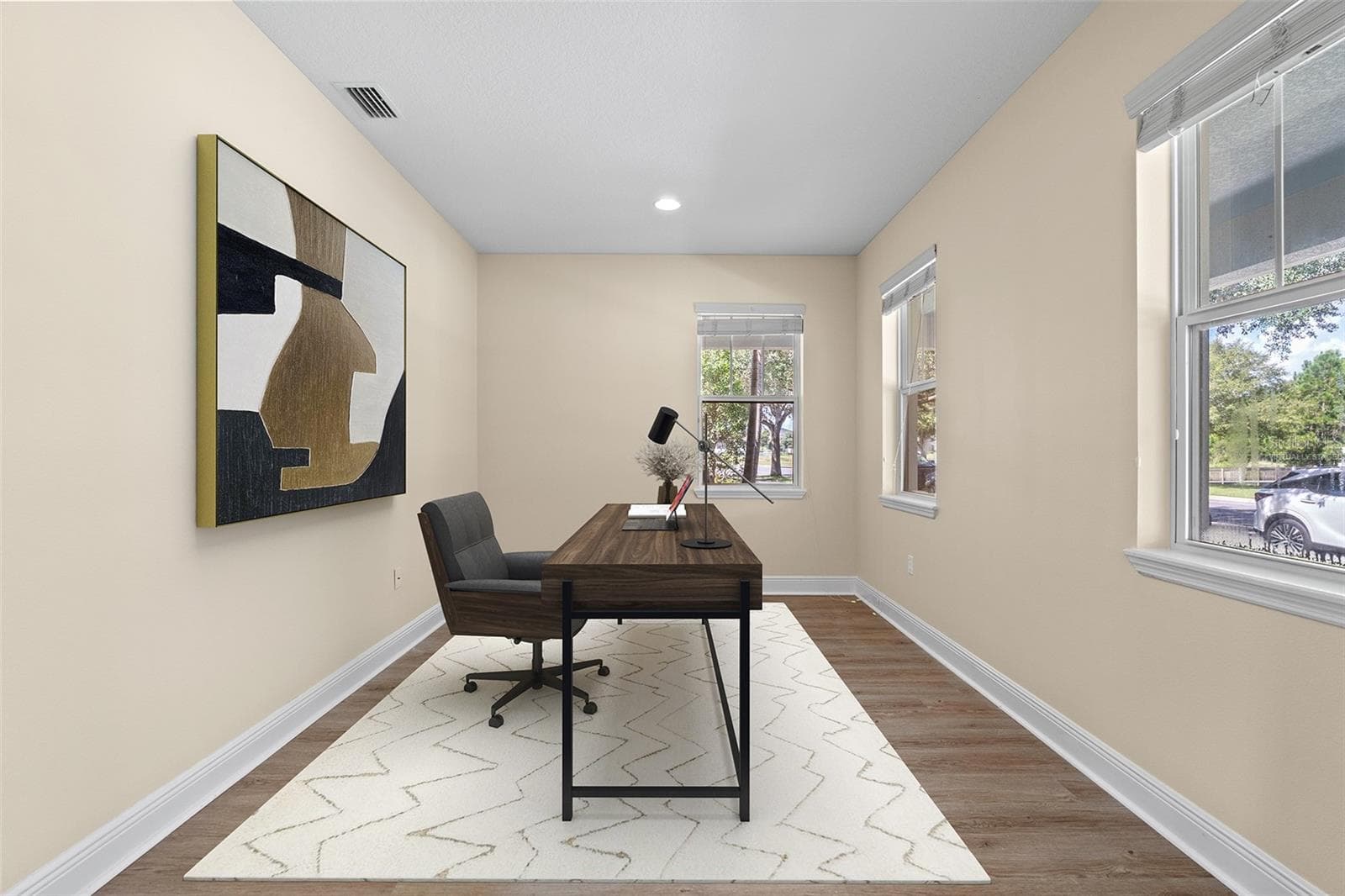 Virtually Staged Front Office - 3353 SCHOOLHOUSE RD, ST CLOUD