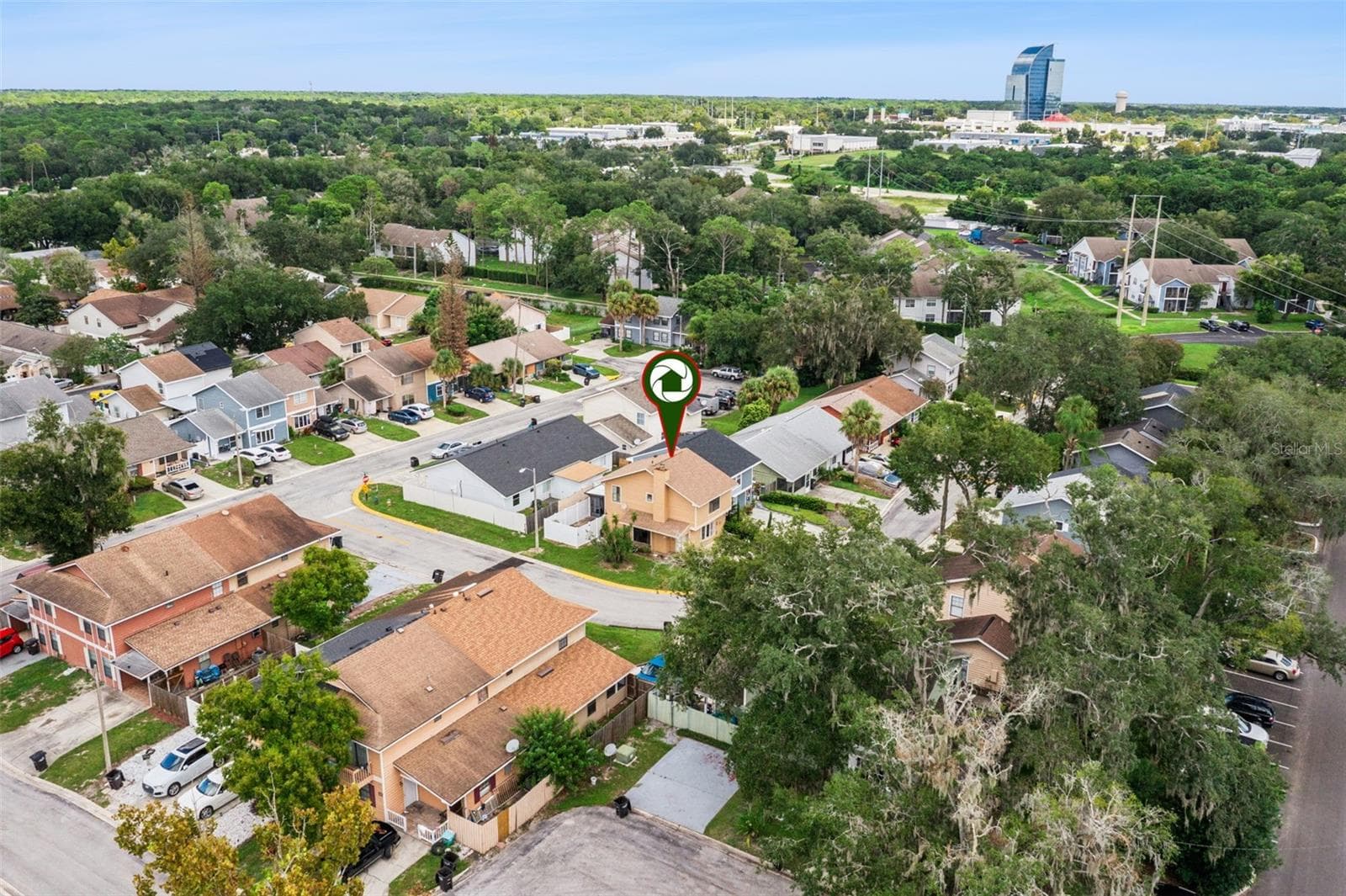 Aerial View - 445 COTTONWOOD DR, ALTAMONTE SPRINGS