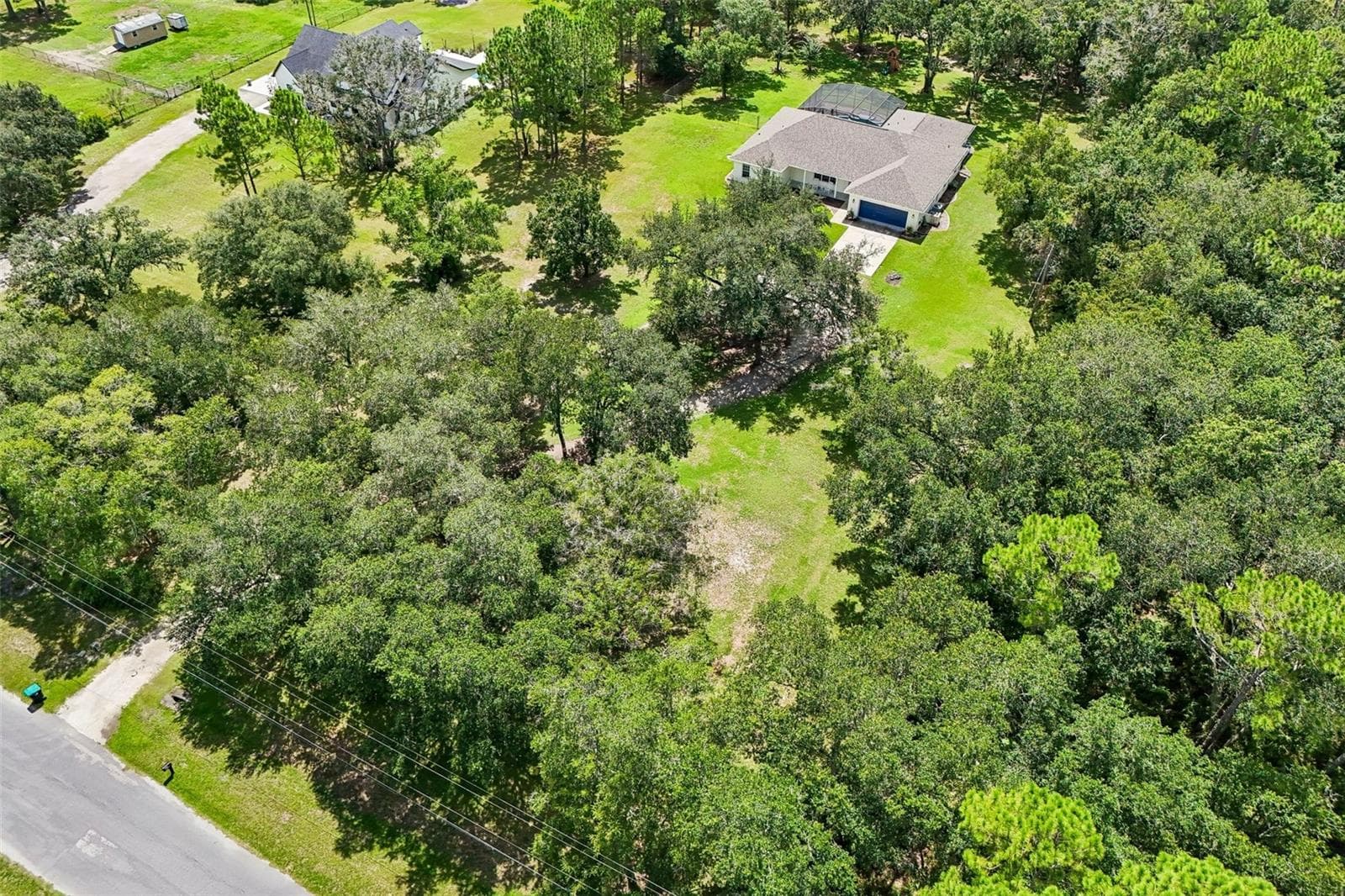 Aerial view of the front of the home - 19106 SHELDON ST, ORLANDO