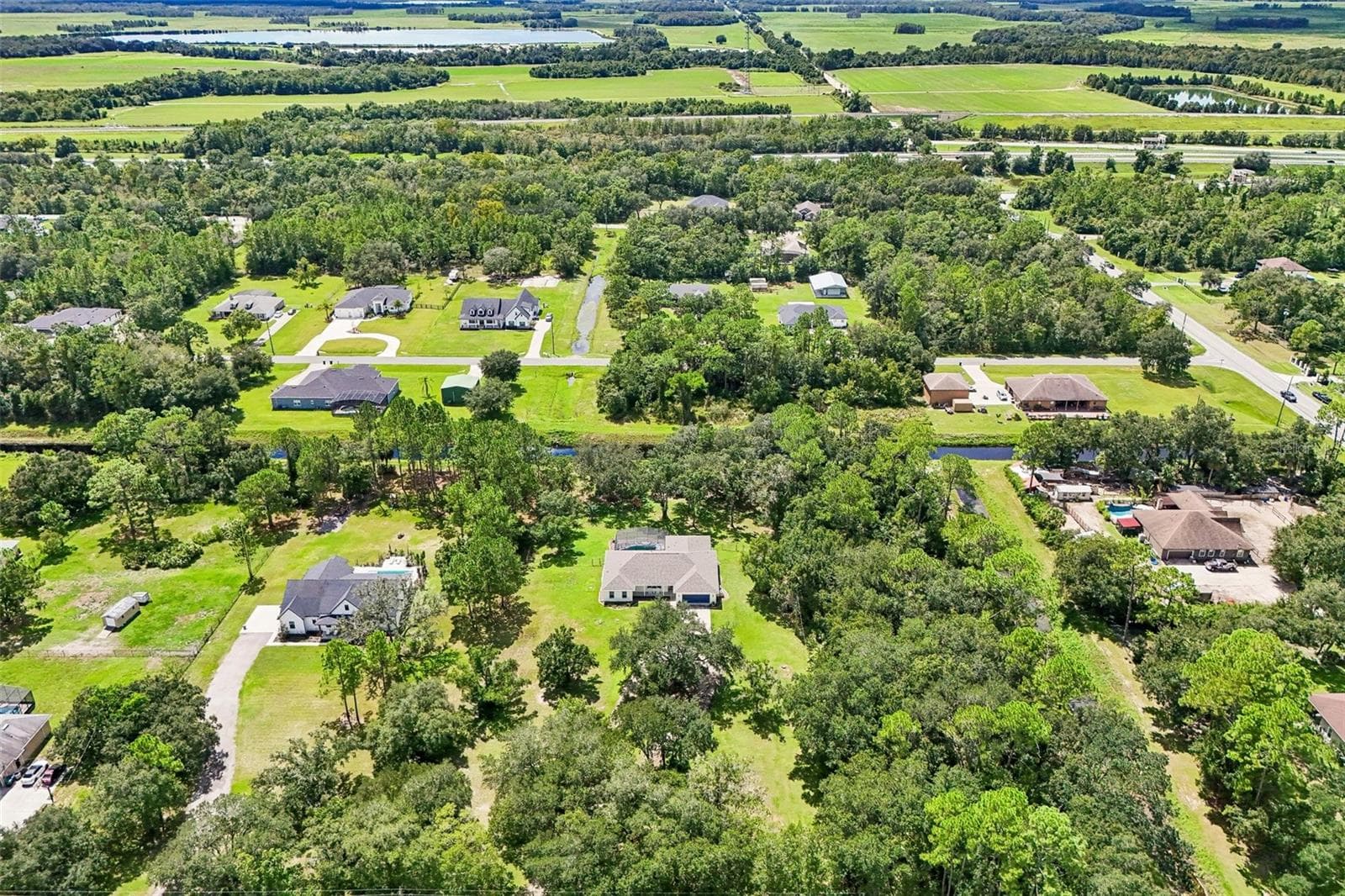 Aerial view of the home and community - 19106 SHELDON ST, ORLANDO