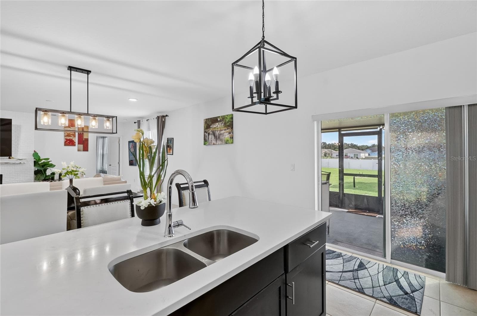 View from kitchen towards backyard - 456 ADRIEL AVE, WINTER HAVEN