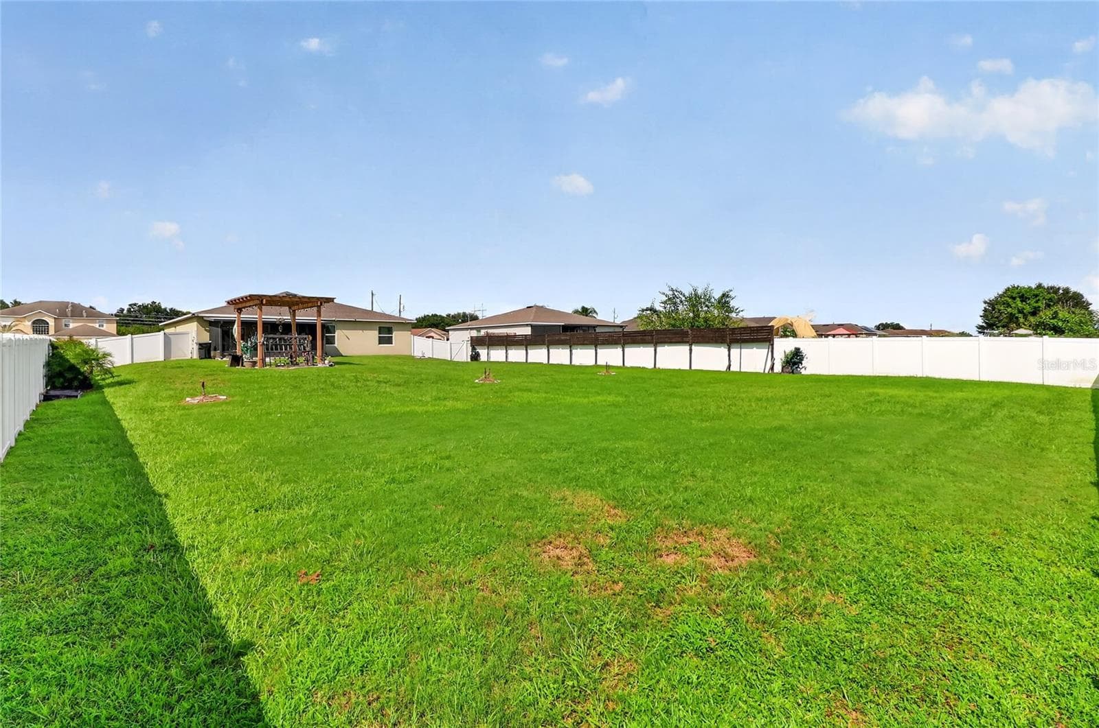 Nice early stages of nice backyard oasis - 456 ADRIEL AVE, WINTER HAVEN