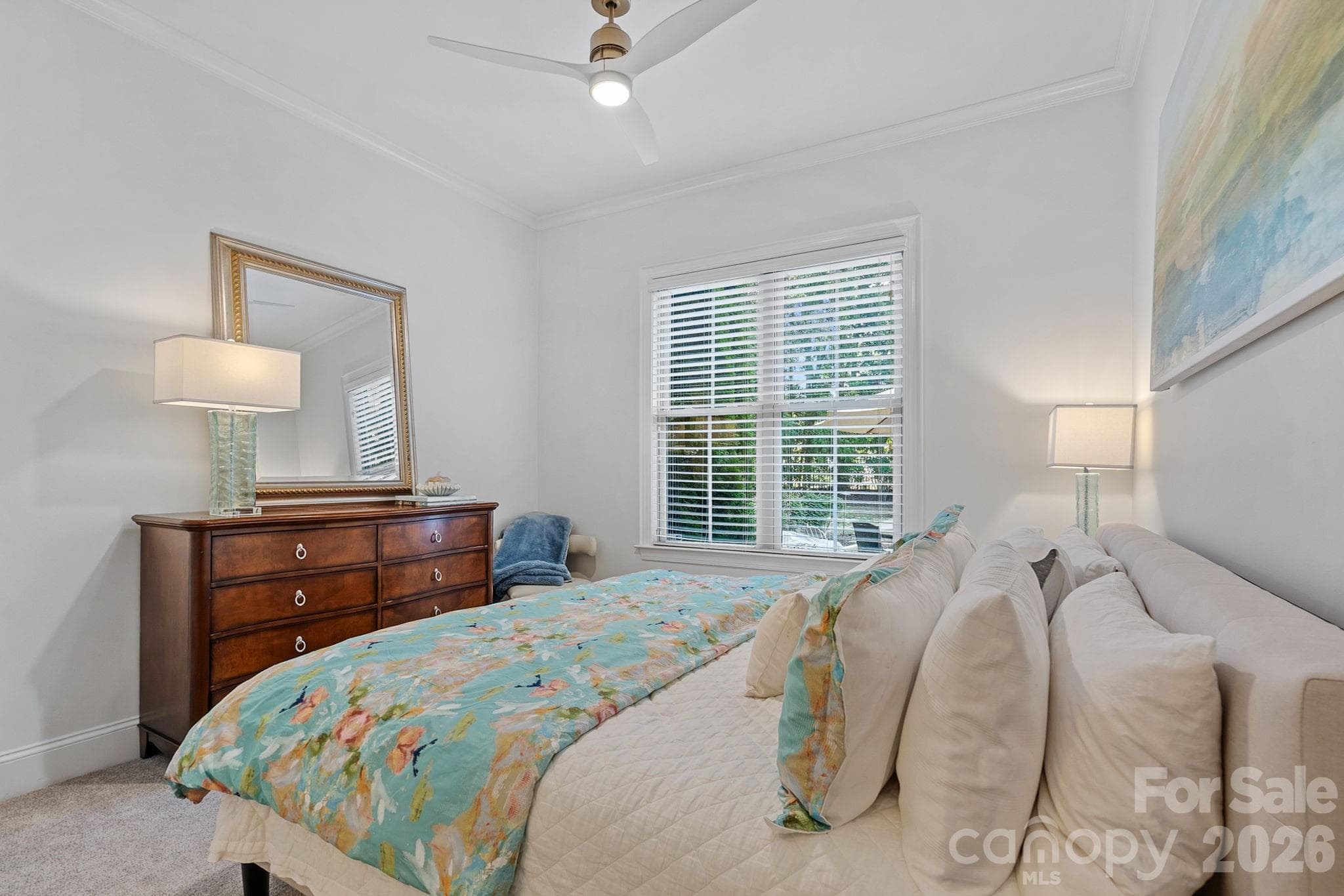 Guest Suite on Main level has attached full bathroom. - 1104 Longwood Court, Matthews
