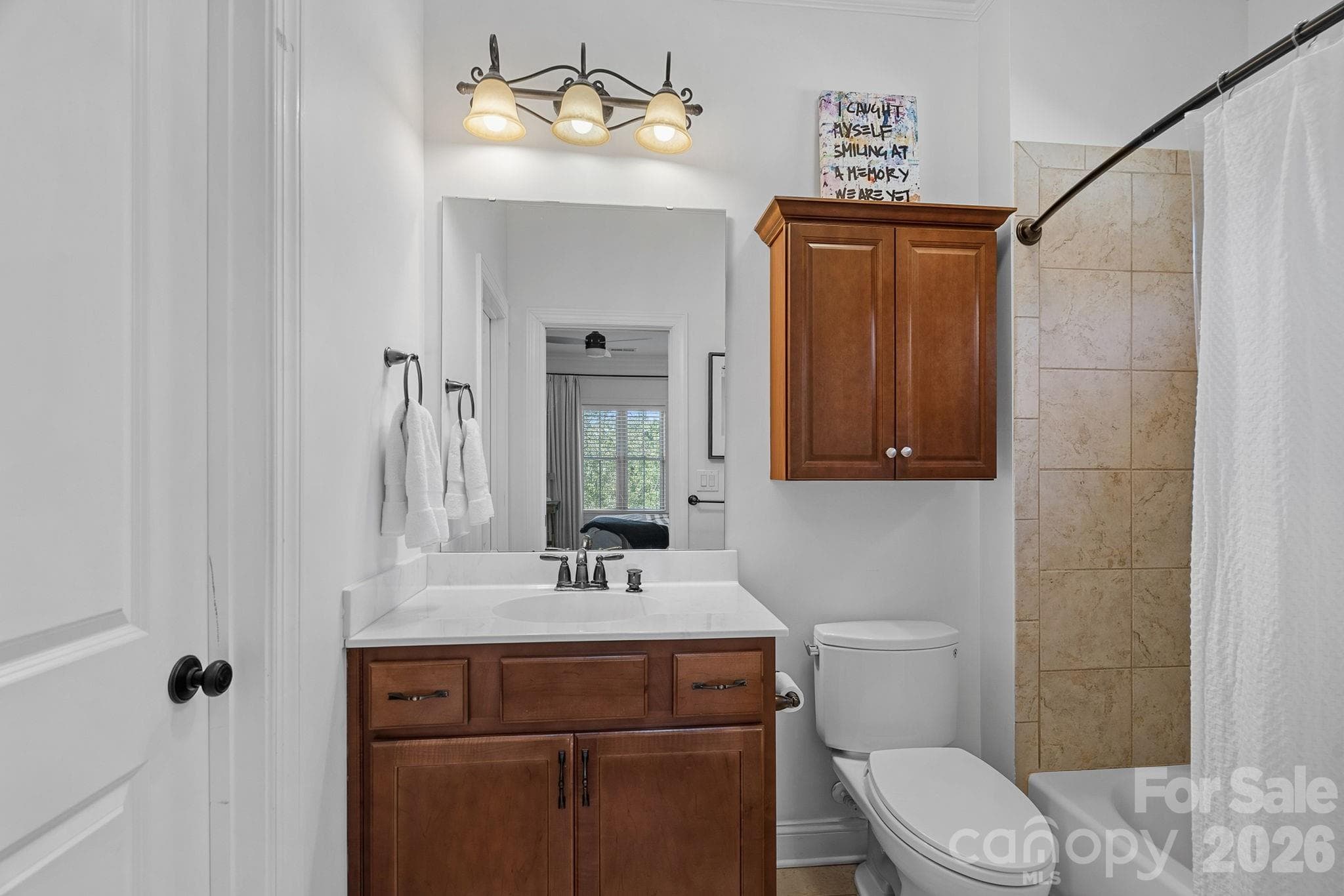 Full Bathroom attached to one secondary bedroom - 1104 Longwood Court, Matthews
