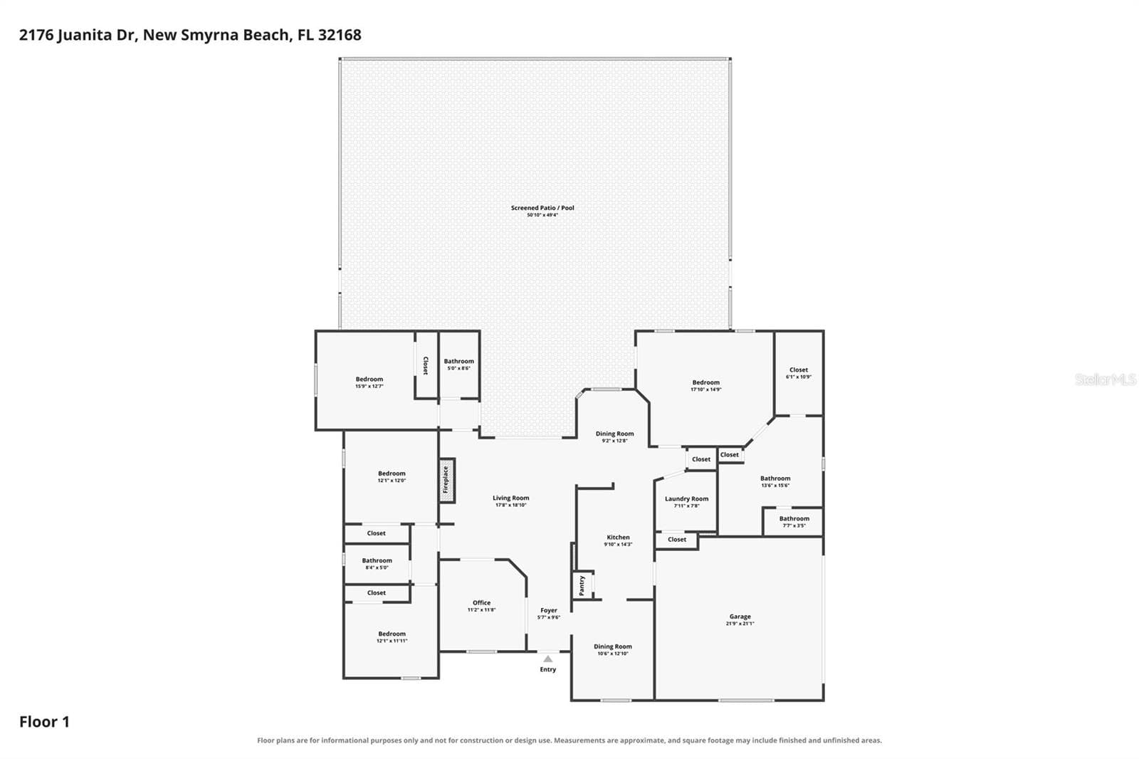 Single Family Residence at 2176 JUANITA DR, NEW SMYRNA BEACH, photo 50 of 50