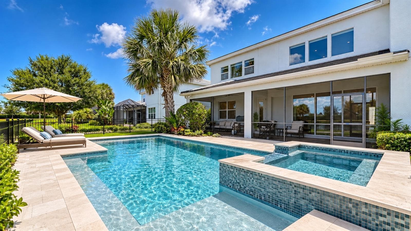 VIRTUAL STAGING FOR POOL IN THE BACKYARD - 12318 BLUE HILL TRL, BRADENTON