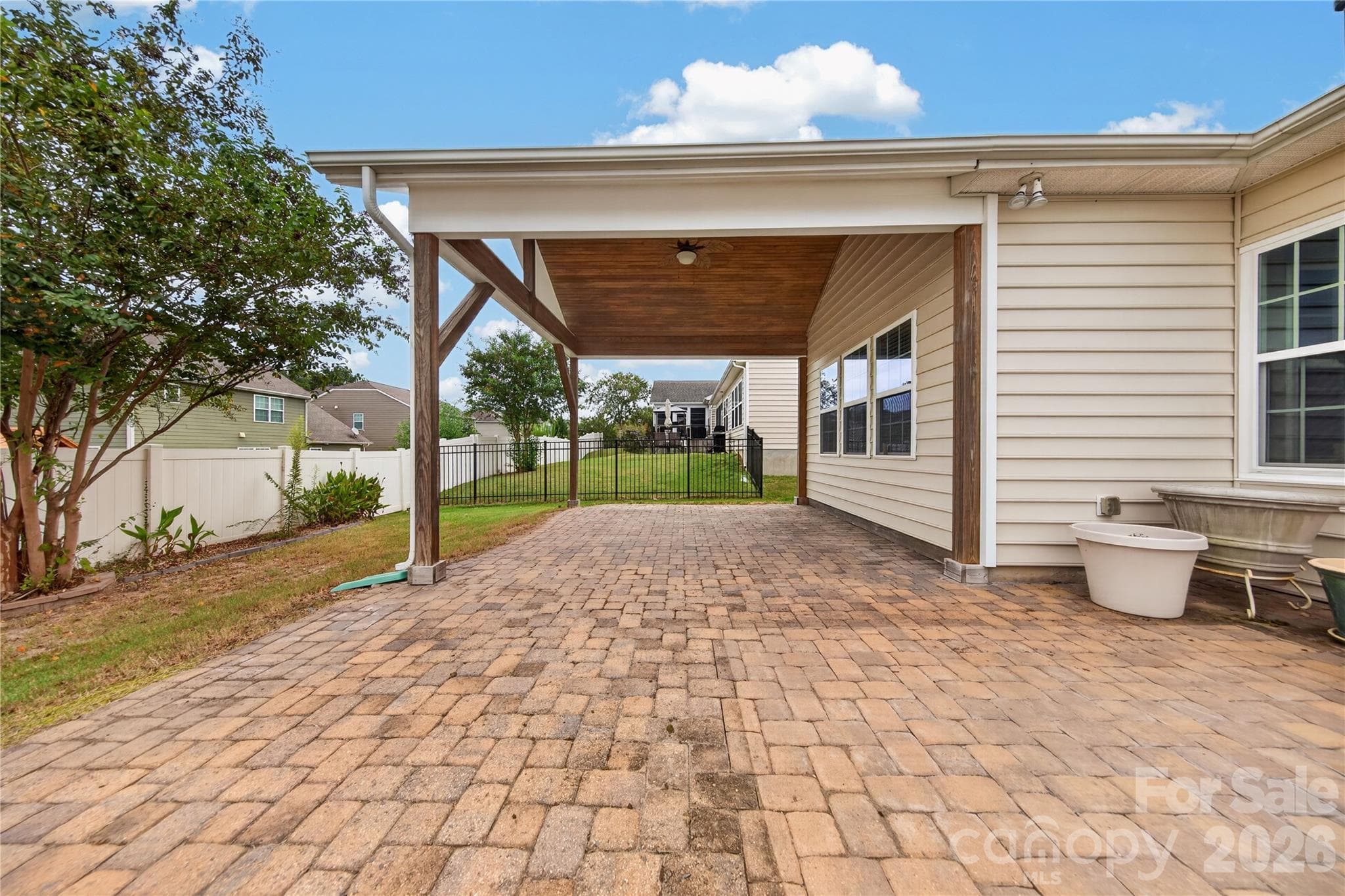 Expanded Paver Patio - 234 Fordham Court, Lancaster