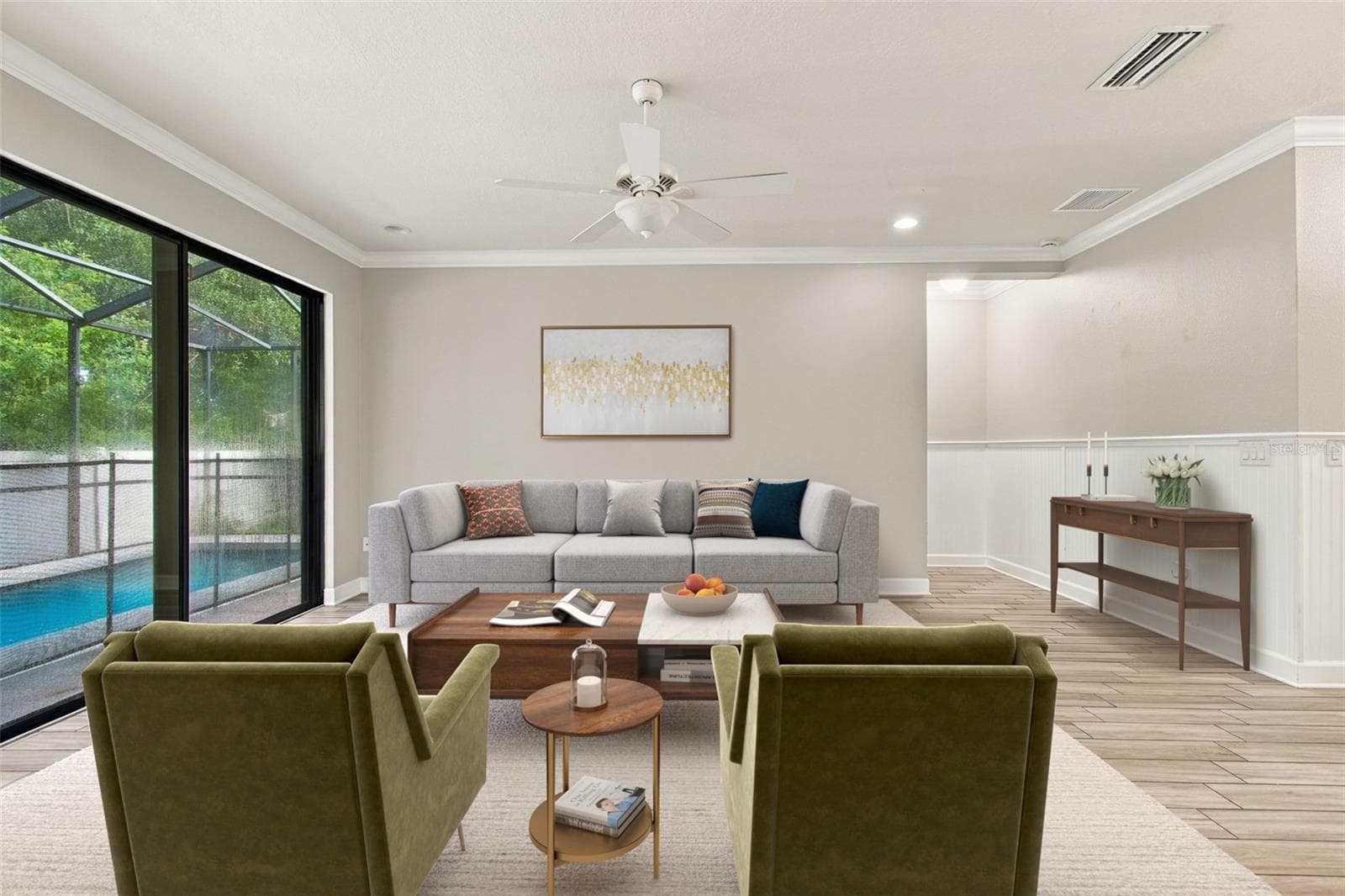 Living Room - 8021 WHITETAIL DEER WAY, TAMPA