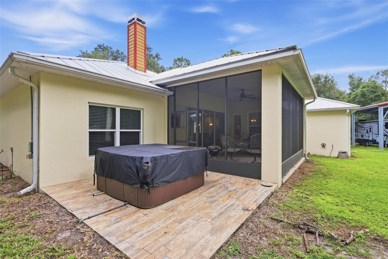 BACK PATIO - 1806 GLENWOOD OAKS LN, DELAND