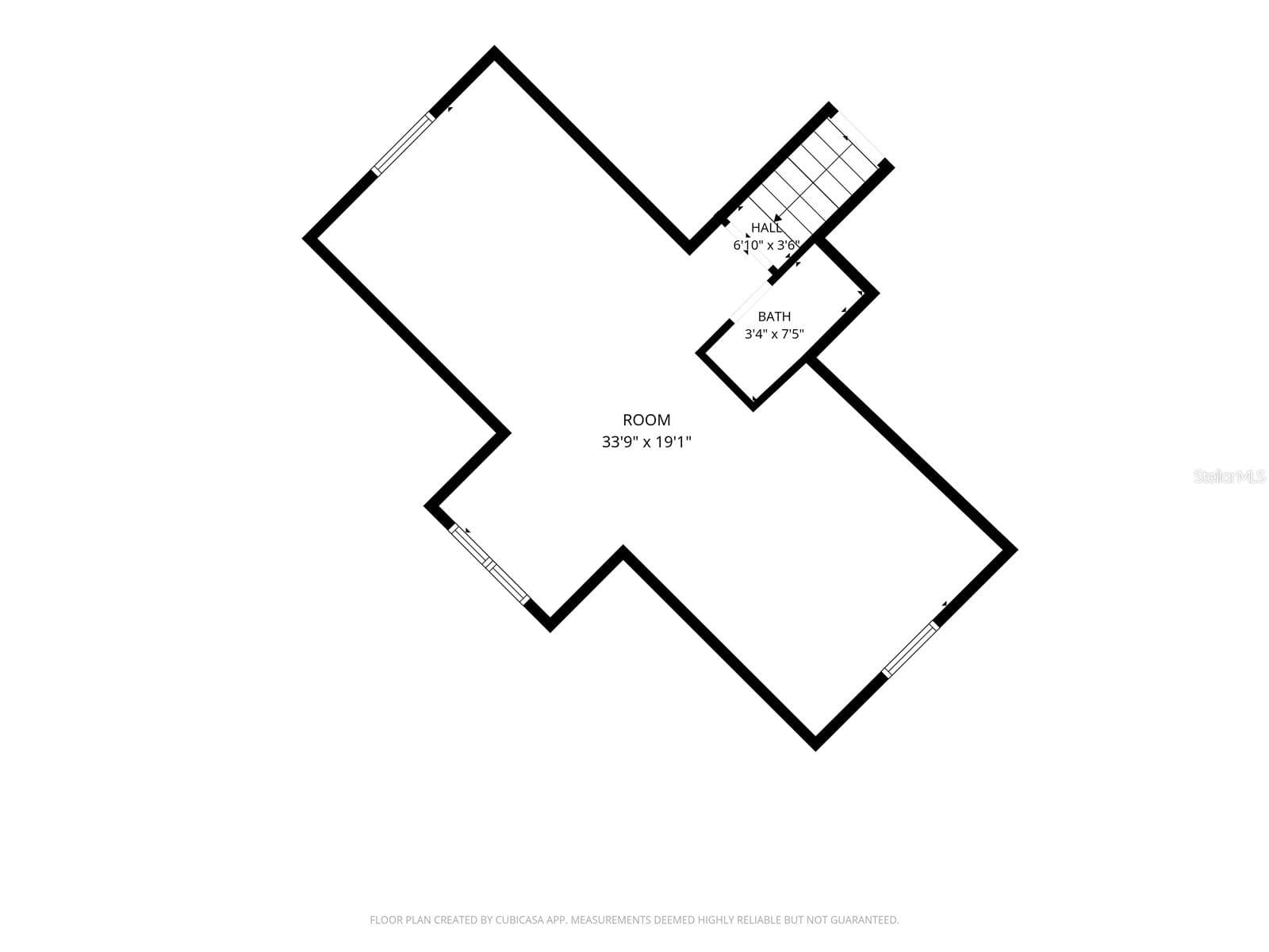 FLOOR PLAN 2ND STORY W/APPROX MEASUREMENTS - 1806 GLENWOOD OAKS LN, DELAND