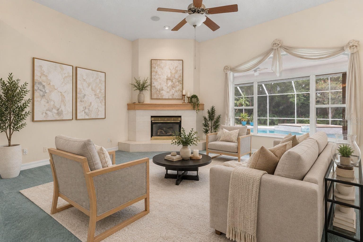 Virtually Staged - 47 CAMBRIDGE TRCE, ORMOND BEACH