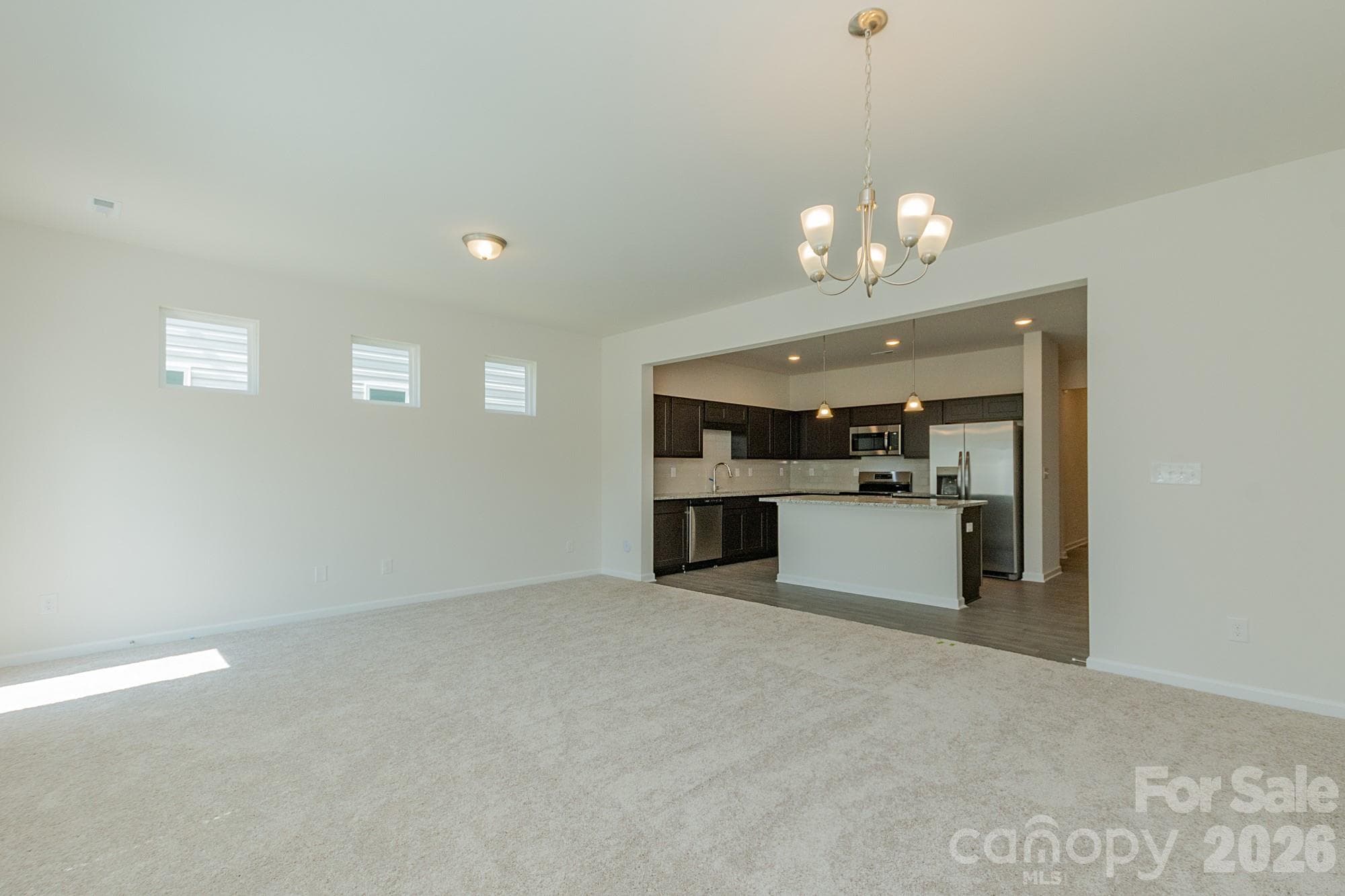 Family Room/Dining Room - 6116 Jasmine Branch Road, Charlotte
