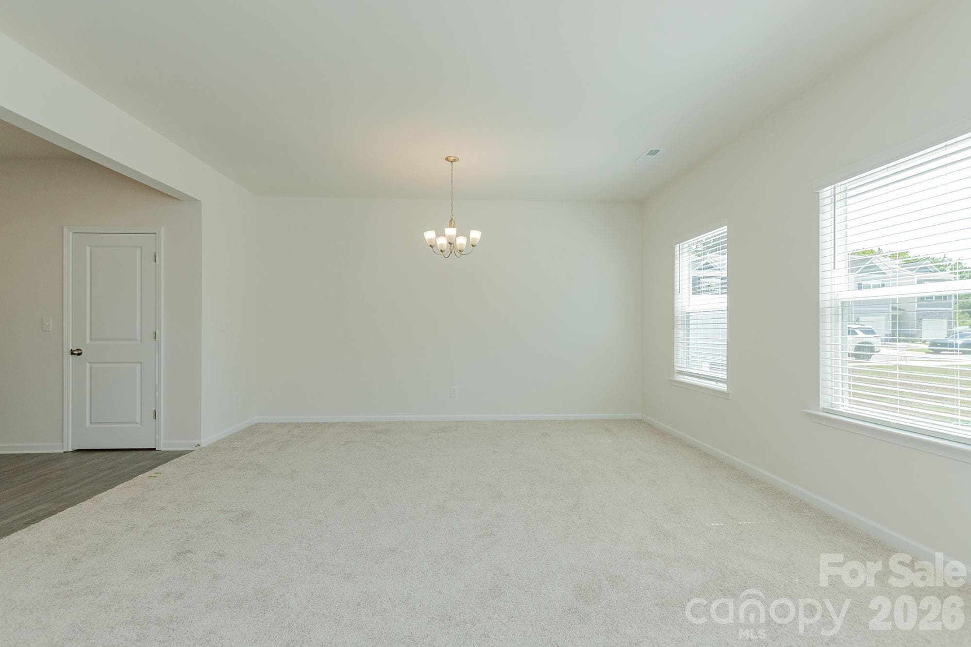 Family Room/Dining Room - 6116 Jasmine Branch Road, Charlotte