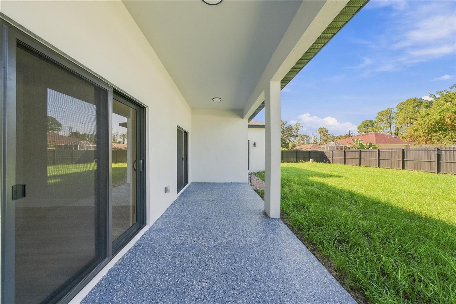 Back Yard is huge and plenty of room for a Pool - 7511 BLUTTER RD, NORTH PORT