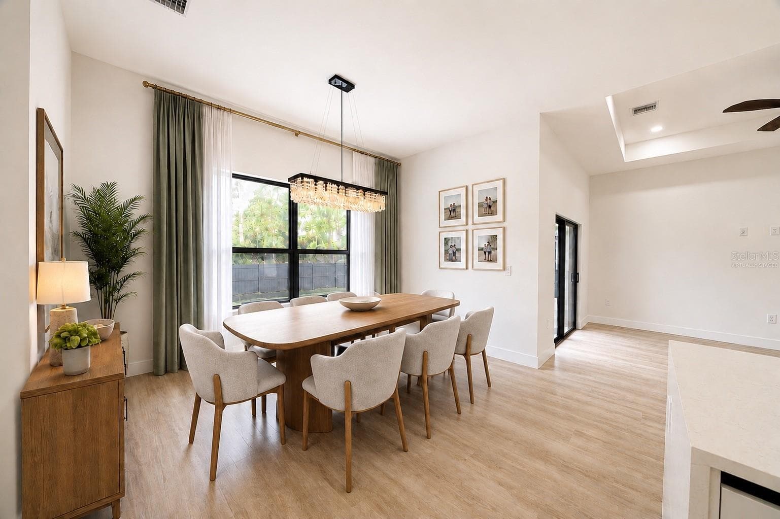 Virtually Staged Dining Room - 7511 BLUTTER RD, NORTH PORT