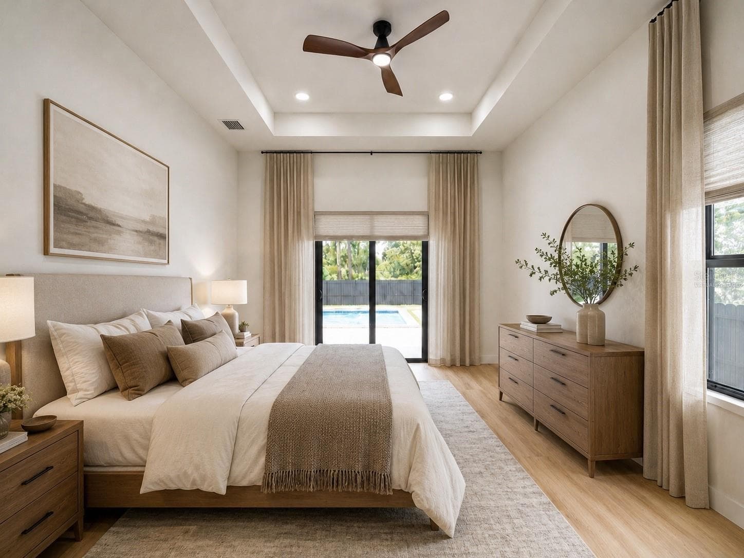Virtually Staged Primary Suite - 7511 BLUTTER RD, NORTH PORT