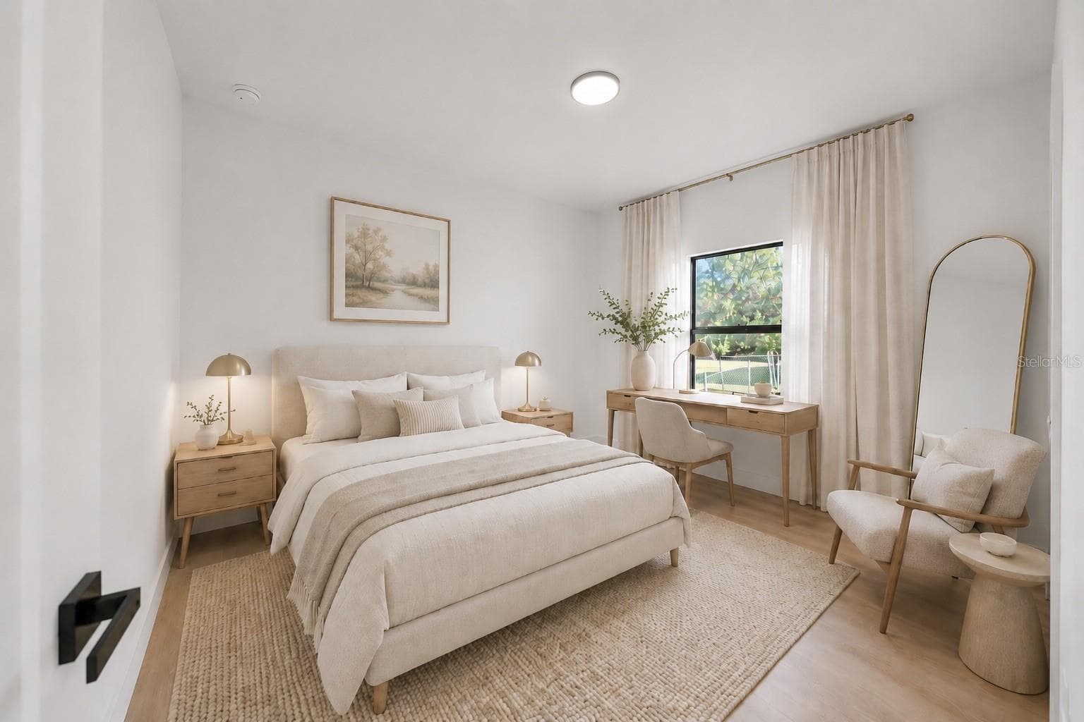Virutally Staged Bedroom #2 - 7511 BLUTTER RD, NORTH PORT