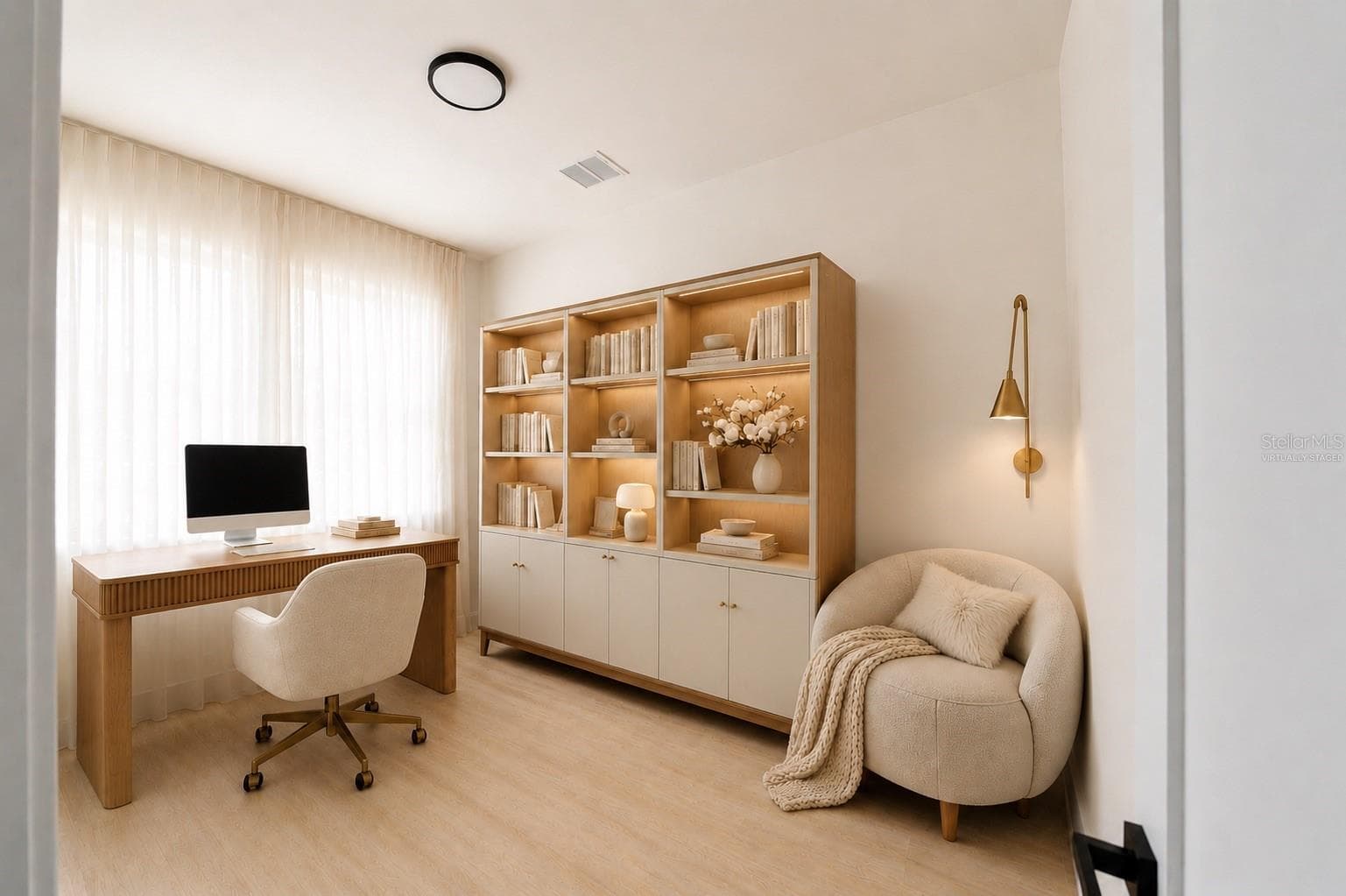 Virtually Staged Bedroom 2 - 7511 BLUTTER RD, NORTH PORT