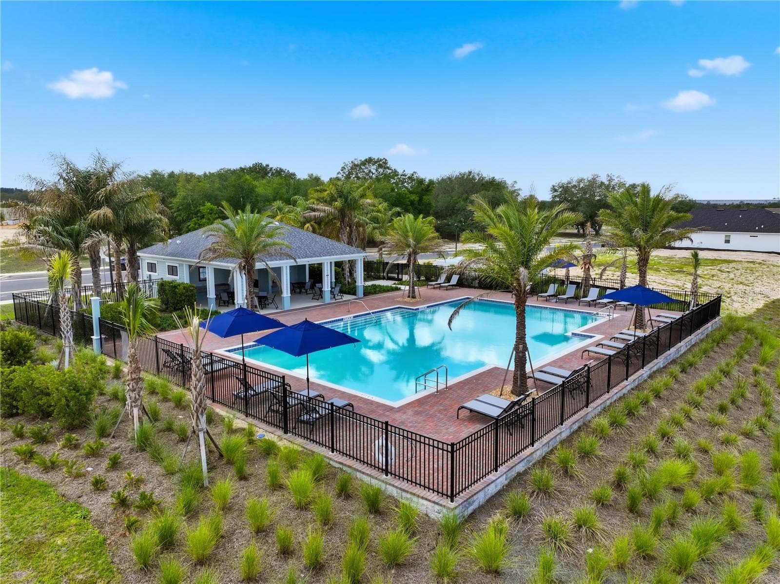 Rainwood Community Pool (Aerial View) - 408 BANANA PEPPER WAY, GROVELAND