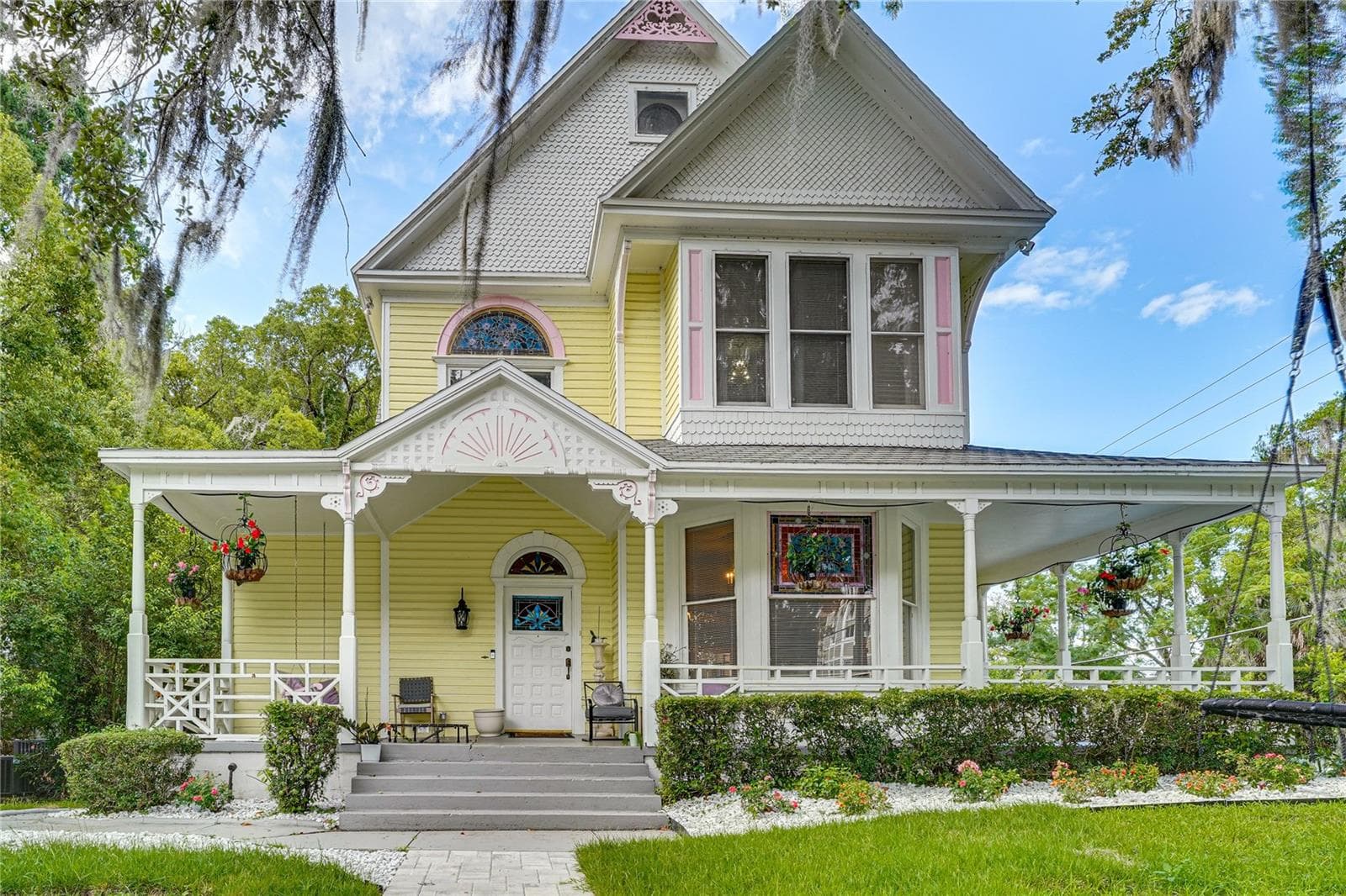 Front Exterior and Wraparound Porch - 743 E FORT KING ST, OCALA