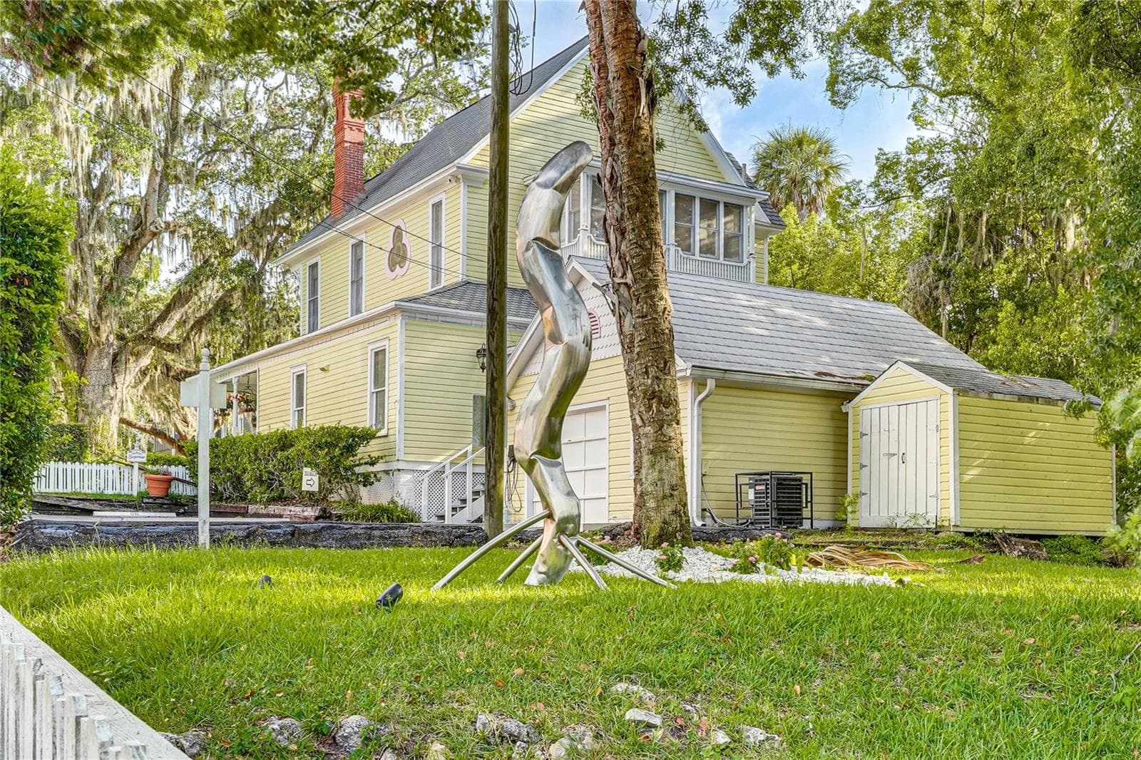 Rear and Side View of Main Home - 743 E FORT KING ST, OCALA