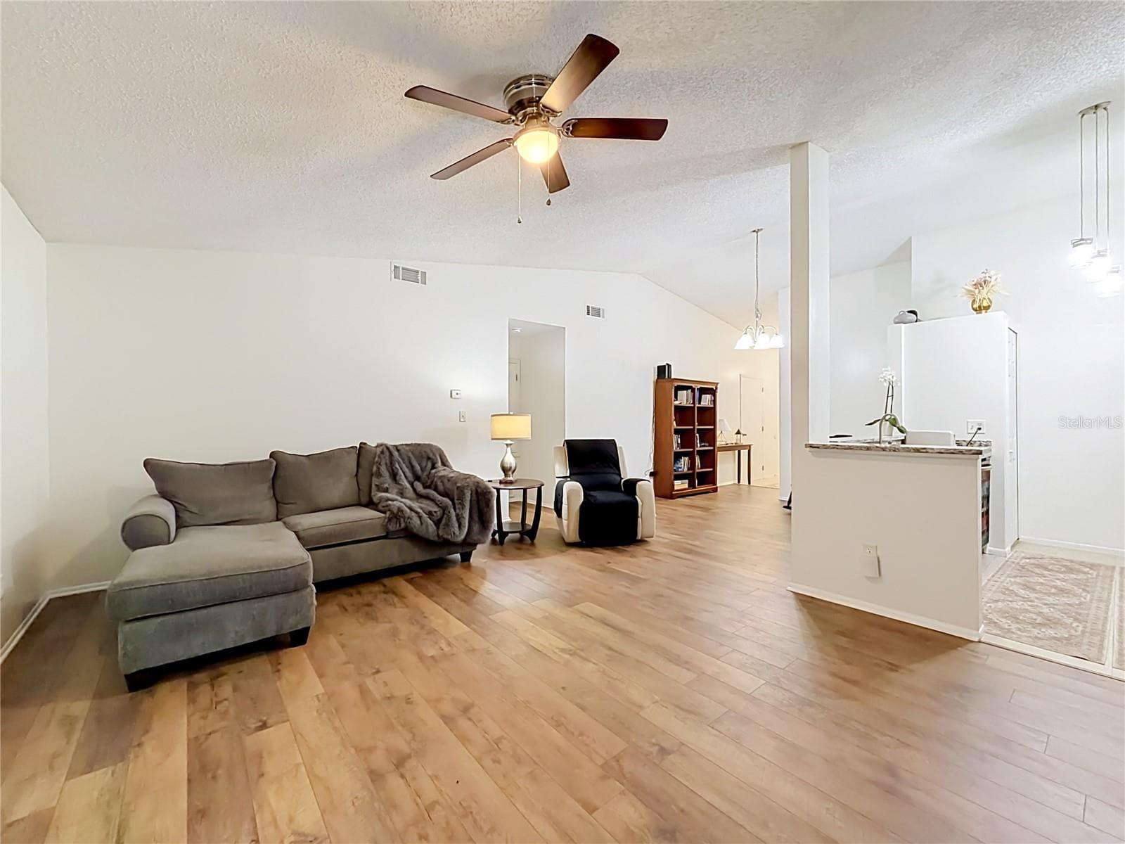 Living Room open to Kitchen and Dining area. - 107 LONG LEAF PINE CIR, SANFORD