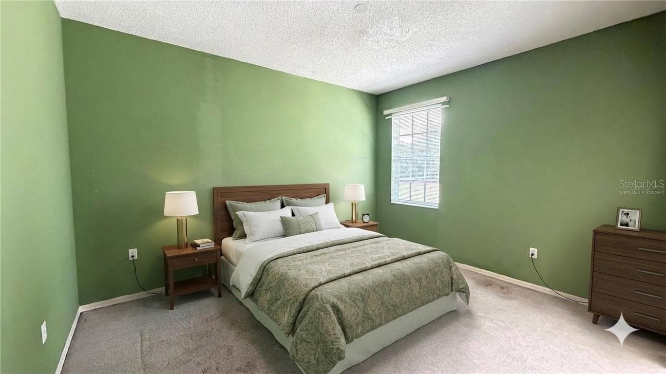 Virtually Staged  Master Bedroom - 1 ENCLAVE DR, WINTER HAVEN